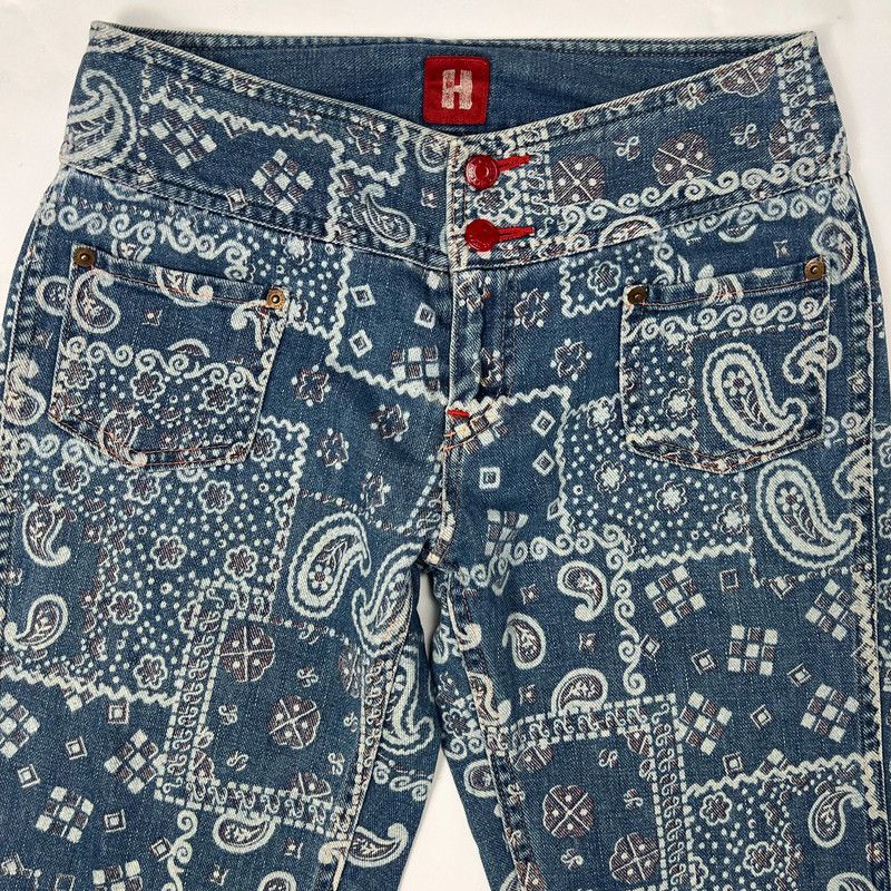 Hysteric Glamour 90's Hysteric Glamour Bandana Jeans - w29" Size 29" - 5 Thumbnail