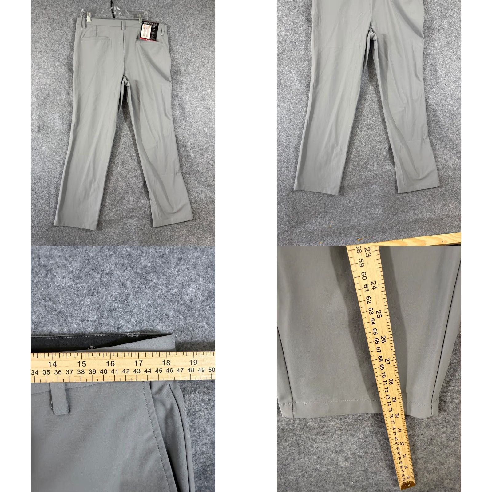 Dockers DOCKERS Slim Chino Pants Mens 36X30 Gray Size US 36 / EU 52 - 9 Thumbnail