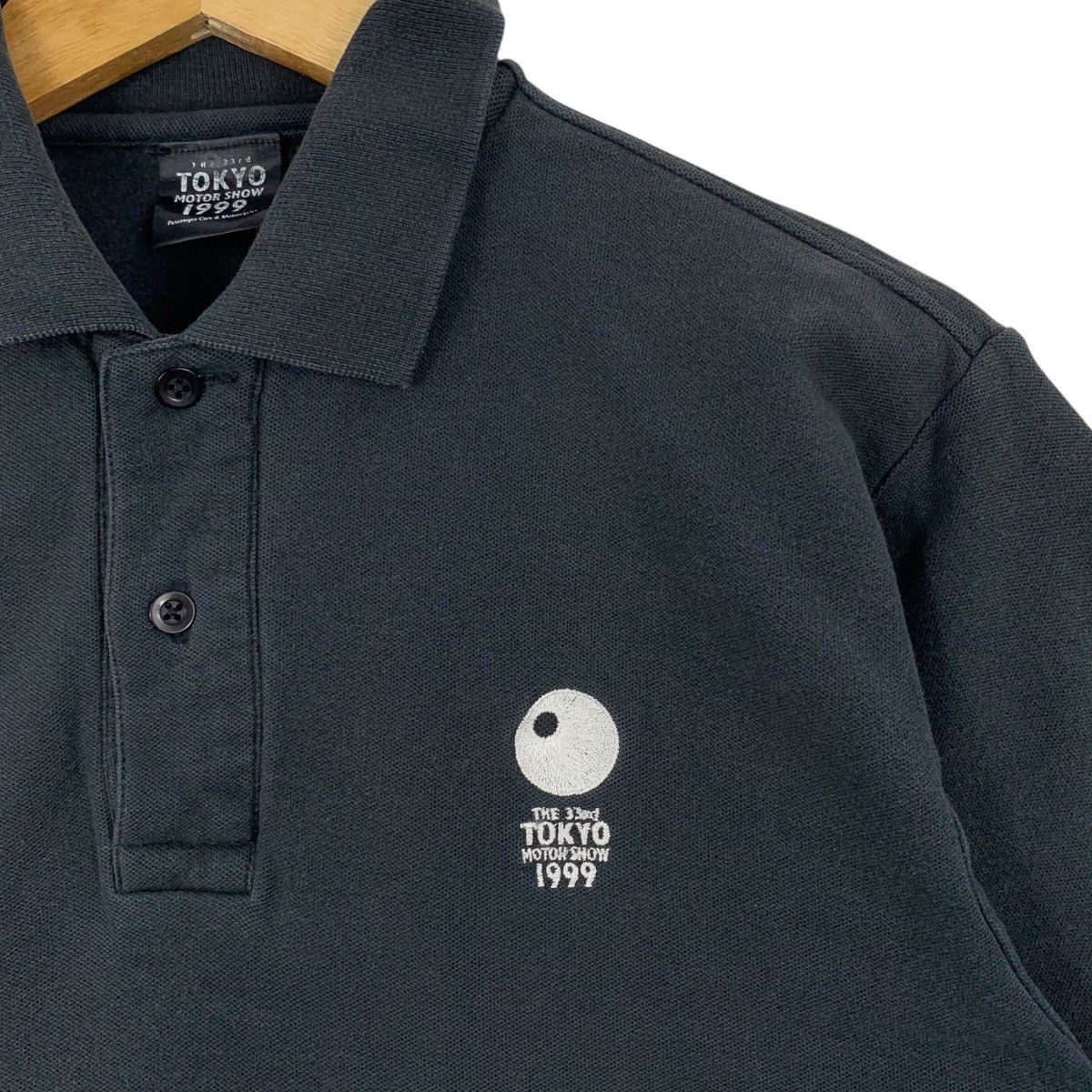 Vintage Vintage 90s The 33RD TOKYO MOTOR SHOW 1999 Collar Tshirt Size US L / EU 52-54 / 3 - 3 Thumbnail