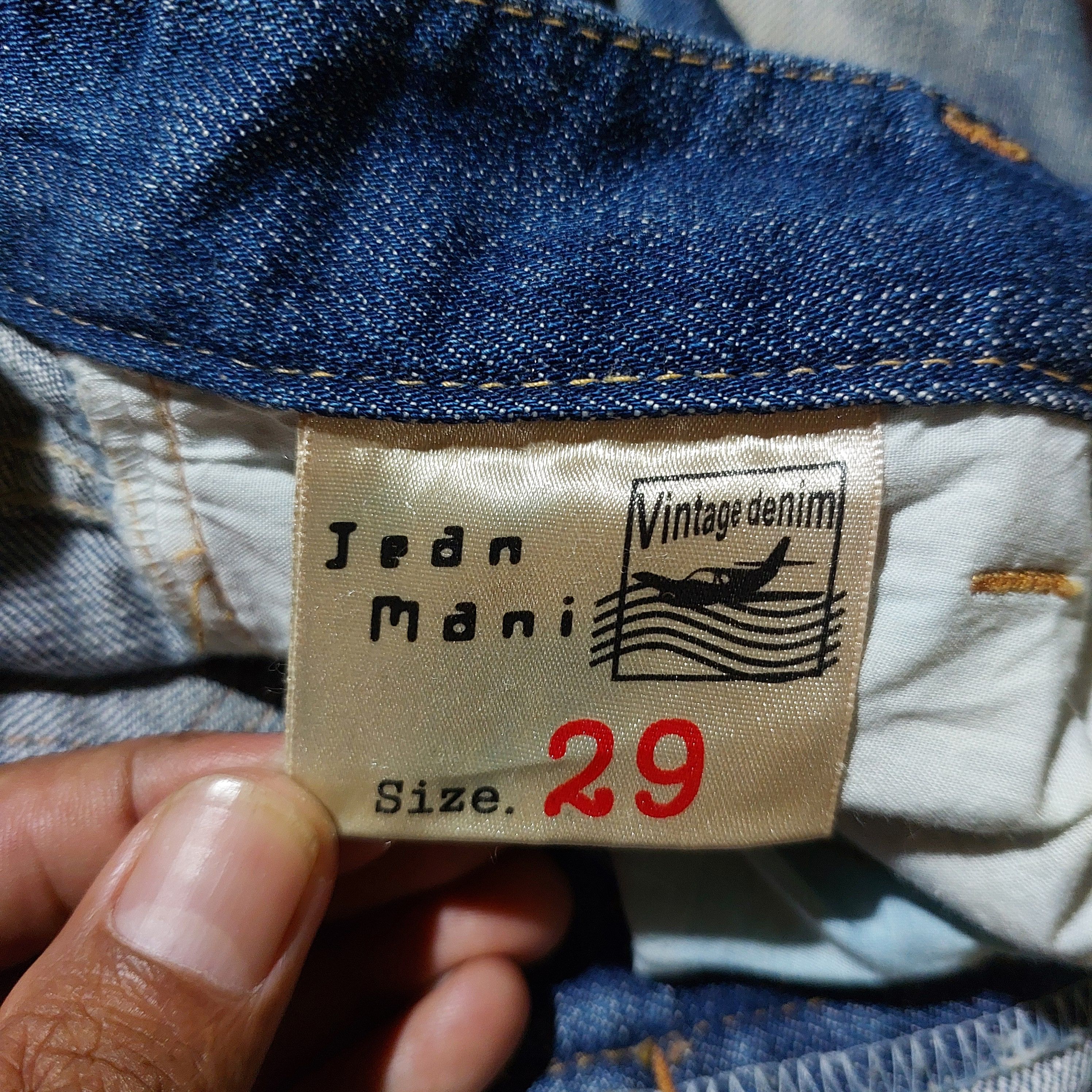 Tornado Mart Jean Mani distressed fadded blue flared jeans Size US 29 - 12 Thumbnail