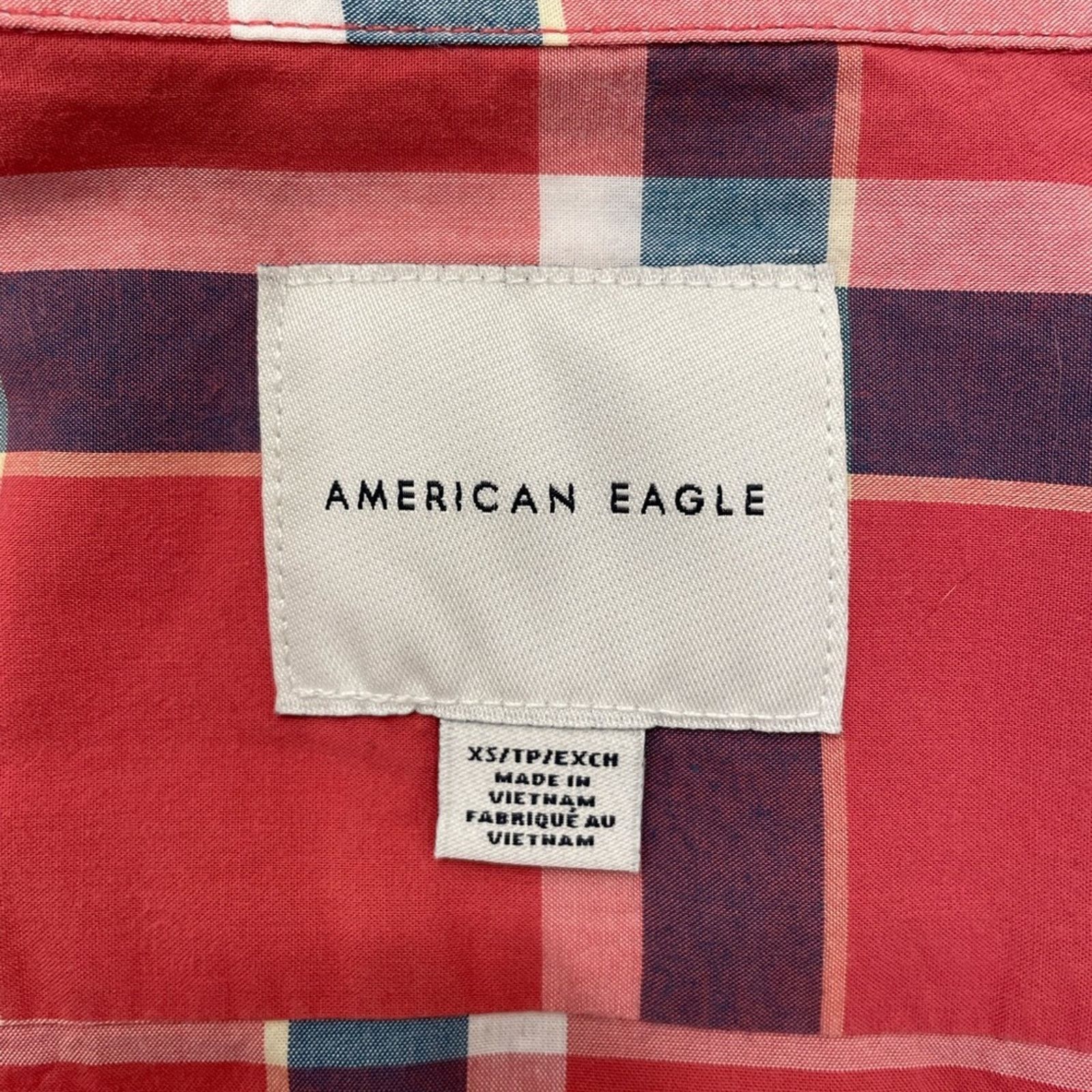 American Eagle Outfitters American Eagle Outfitters Plaid Poplin Button Down Shirt XS Size US XS / EU 42 / 0 - 5 Thumbnail