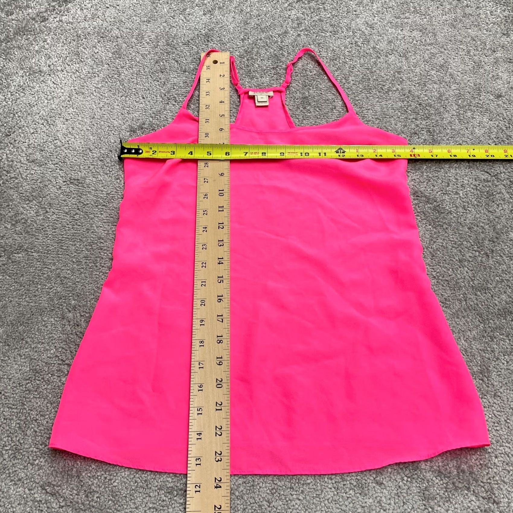 J.Crew J.Crew Camisole Tank Top Womens 00 Pink Halter Racerback Polyester Casual Beach Size XXS / US 00 / IT 34 - 7 Thumbnail