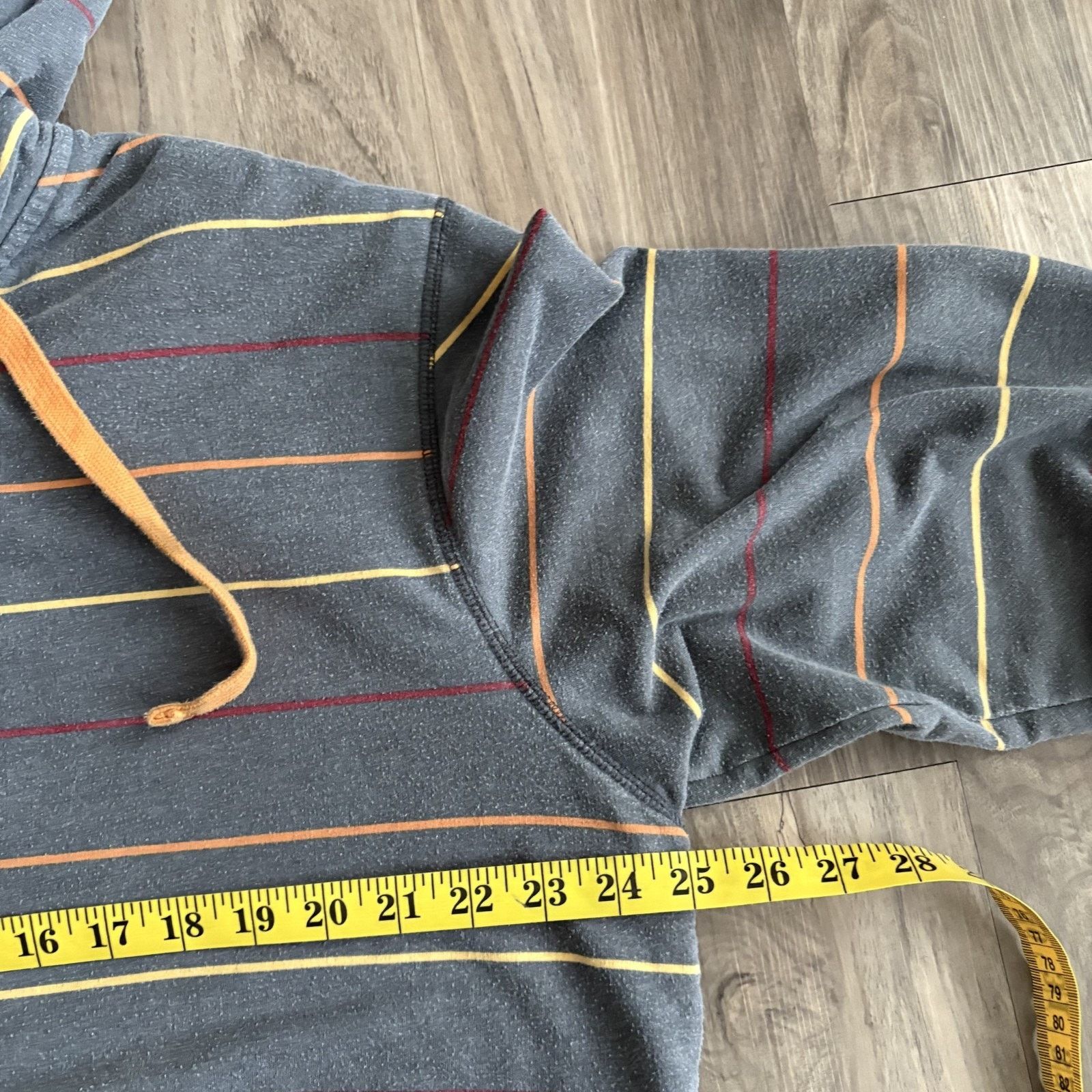 Vintage Vintage Y2K Striped Sherpa Lined Zip Up Hoodie Men's Size XL Size US XL / EU 56 / 4 - 3 Thumbnail