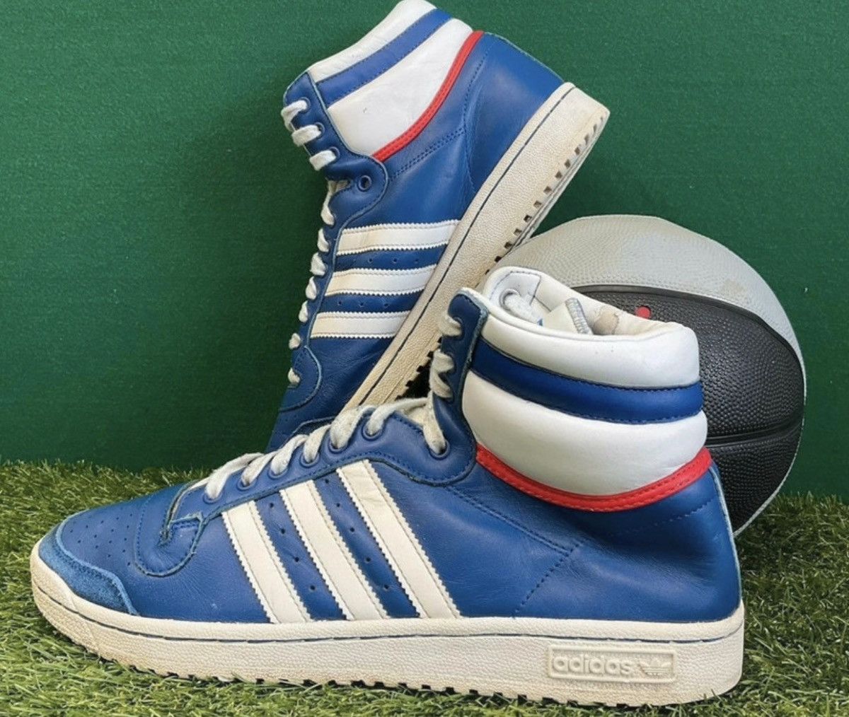 Adidas Adidas adistar hi top vintage sneakers trainers Size US 9.5 / EU 42-43 - 1 Thumbnail