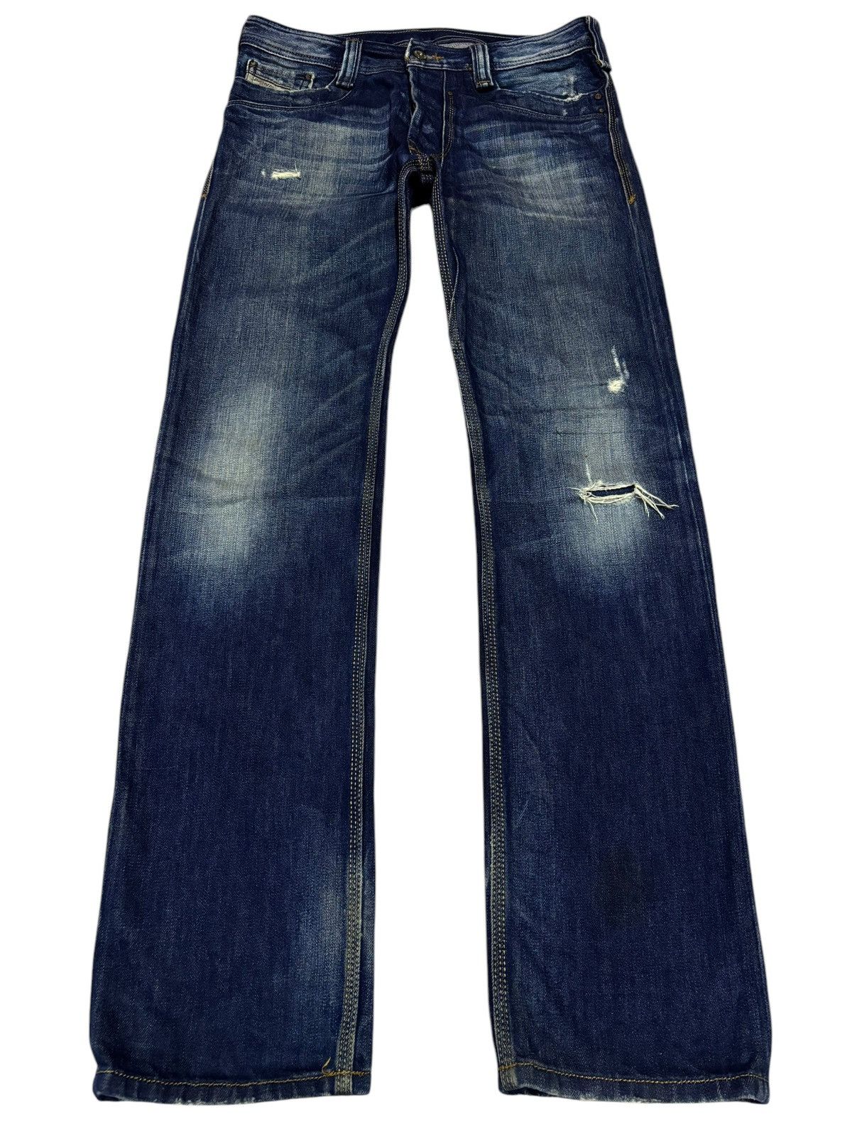 Diesel × Vintage Italy Diesel Timmen Baumwolle Faded Distressed Jeans Size US 32 / EU 48 - 1 Thumbnail