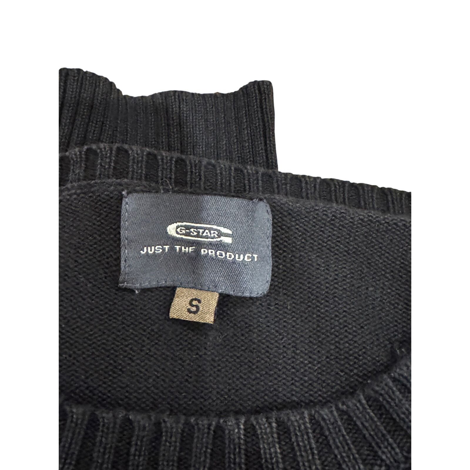 G-Star Vintage G-Star RAW Denim Classic Knit Crewneck Cotton Small Size US S / EU 44-46 / 1 - 2 Thumbnail