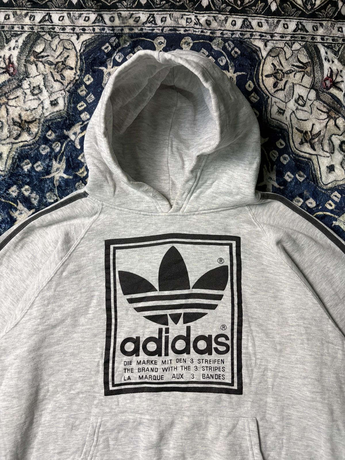 Adidas Vintage 80s Adidas Sweatshirt Hoodie Size US M / EU 48-50 / 2 - 3 Thumbnail