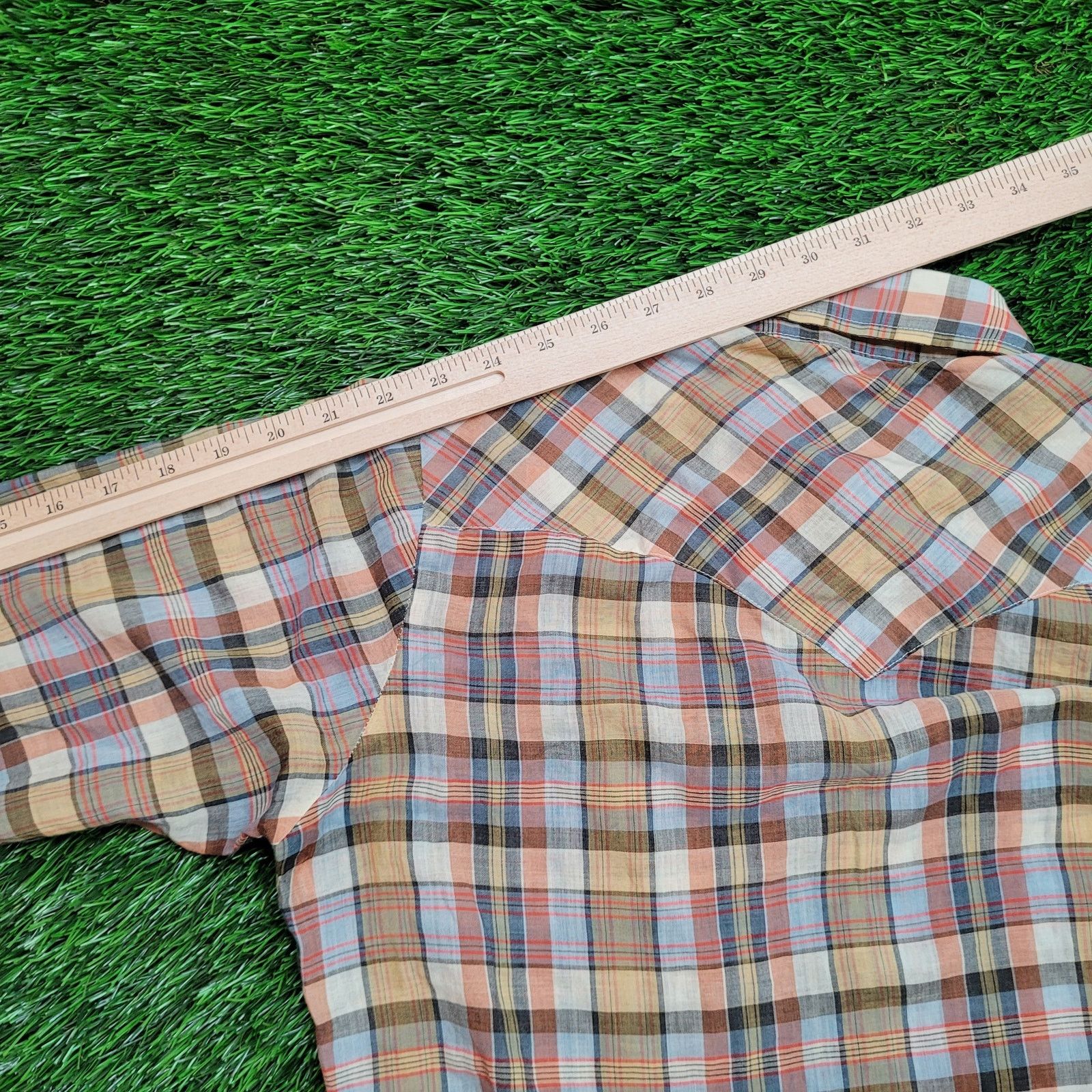 Levi's VTG 70s Levis Western Pearl Snap Shirt M Sawtooh Pockets USA Size US M / EU 48-50 / 2 - 11 Thumbnail