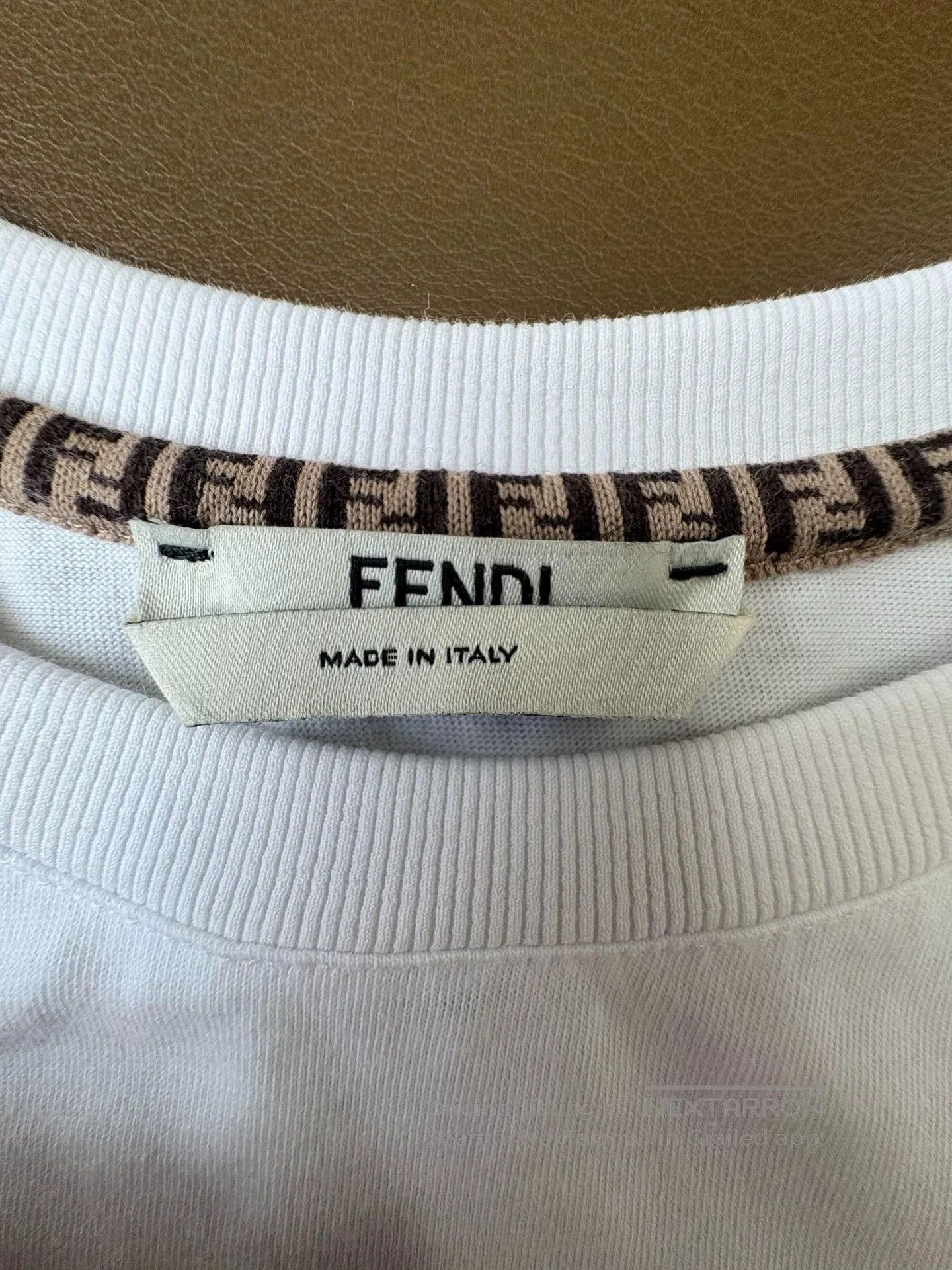 Fendi fendi logo white short sleeve t-shirt xs. Size US XS / EU 42 / 0 - 4 Thumbnail