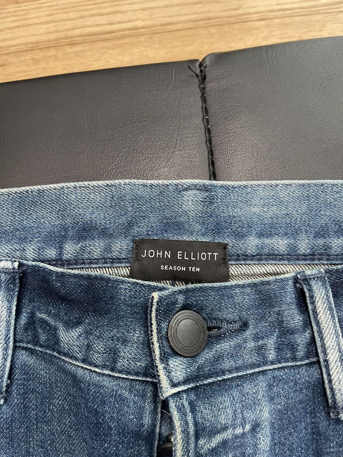 John Elliott John Elliott Cast 2 Dillon Indigo Denim Size 33 Size US 33 - 4 Thumbnail