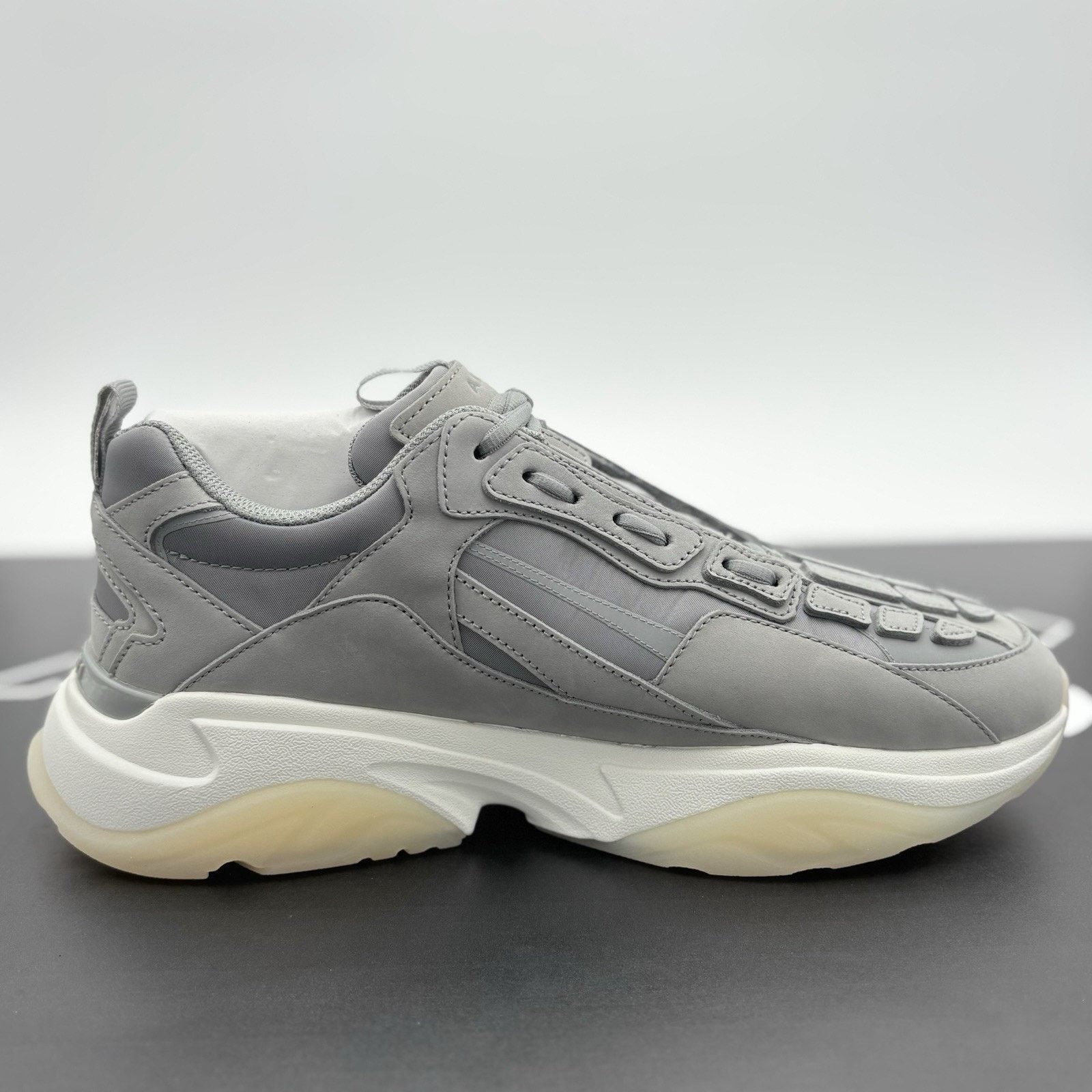 Amiri Amiri Bone Runner ' Grey ' | BRAND NEW! * 100% AUTHENTIC Size US 11 / EU 44 - 10 Thumbnail