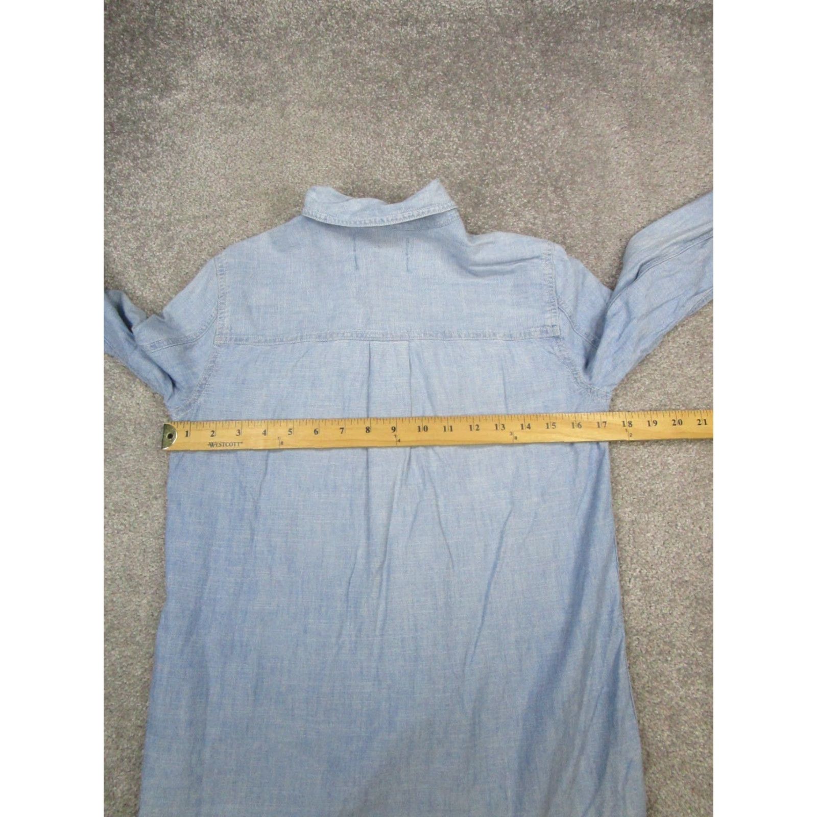 Madewell Madewell Shirt Mens XXS Blue Cotton Button-Up Cler-up? Size US XXS / EU 40 - 5 Thumbnail