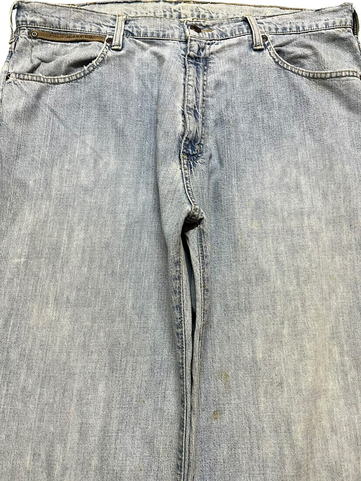 Polo Ralph Lauren Vintage Polo Ralph Lauren Baggy Faded Denim Size US 38 / EU 54 - 2 Thumbnail