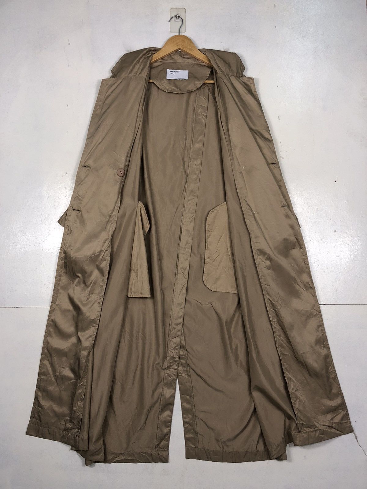 Japanese Brand × Other Merlot Ikyu Double Breasted Overcoat Size US M / EU 48-50 / 2 - 12 Thumbnail