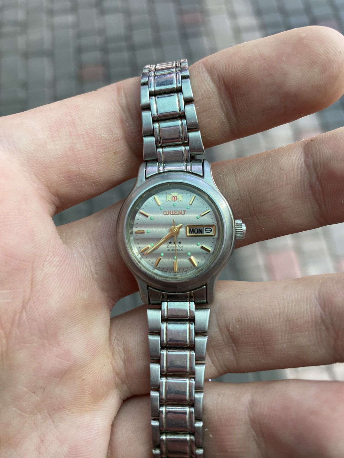 Jewelry × Orient × Vintage Orient Classic Watch Stainless Steel Date Elegant Size ONE SIZE - 2 Thumbnail