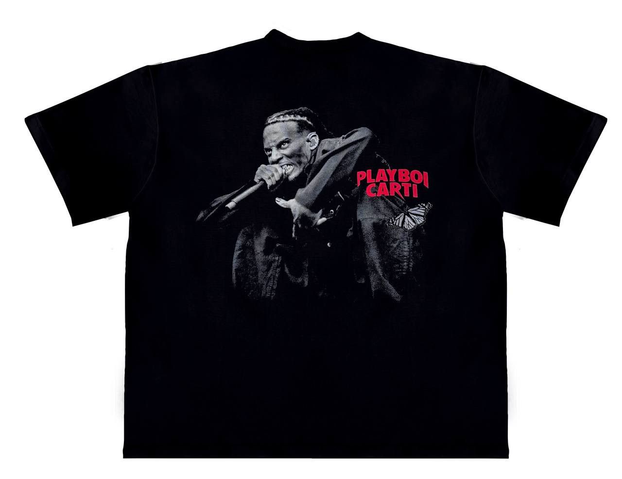 Designer Y2K Playboi Carti RED Big Back Logo T-shirt Opium Streetwear Size US M / EU 48-50 / 2 - 5 Thumbnail