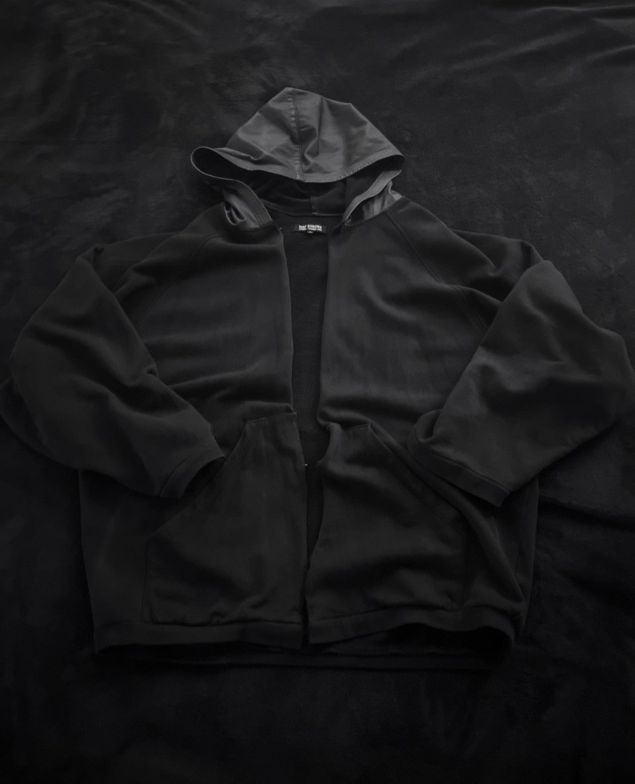 Raf Simons Raf Simons consumed leather hoodie. Size US M / EU 48-50 / 2 - 1 Thumbnail