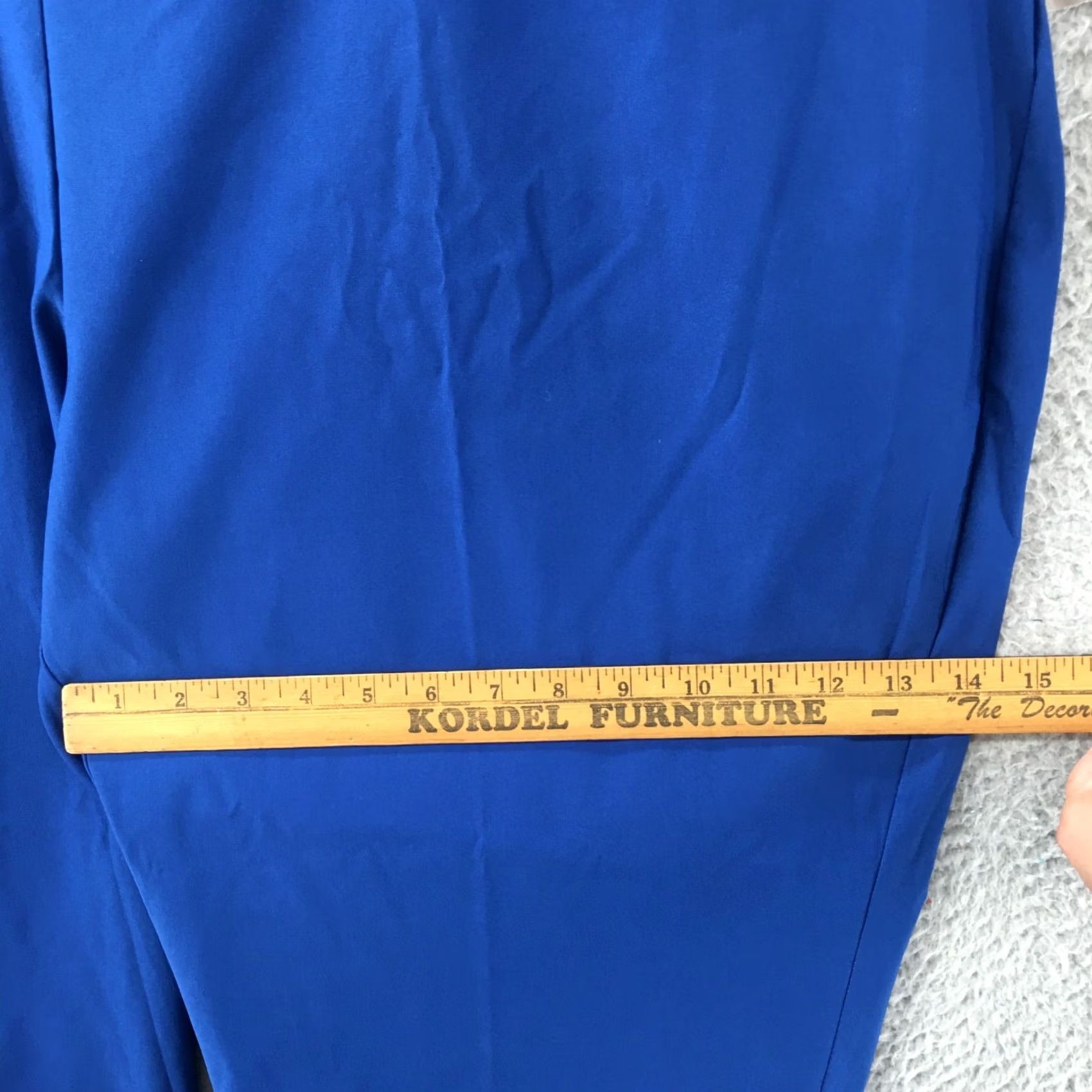Worthington Worthington Skinny Pants Womens 26W Blue Solid Rayon Blend High Rise Casual NWT Pants Womens 26W Blue Solid Rayon Blend High Rise Casual NWT Size 26" / US 2 / IT 38 - 4 Thumbnail