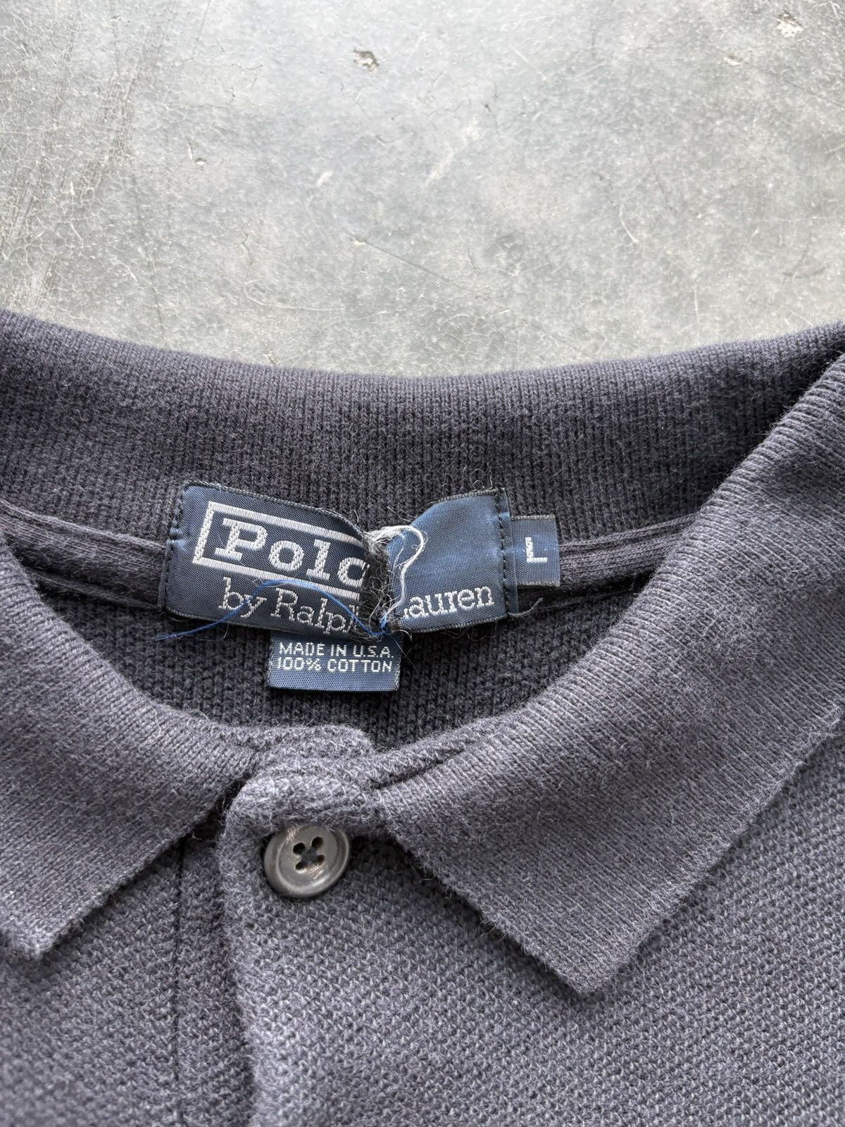Polo Ralph Lauren Vintage 90s Polo Ralph Lauren Knit Longsleeve Polo Striped Size US L / EU 52-54 / 3 - 5 Thumbnail