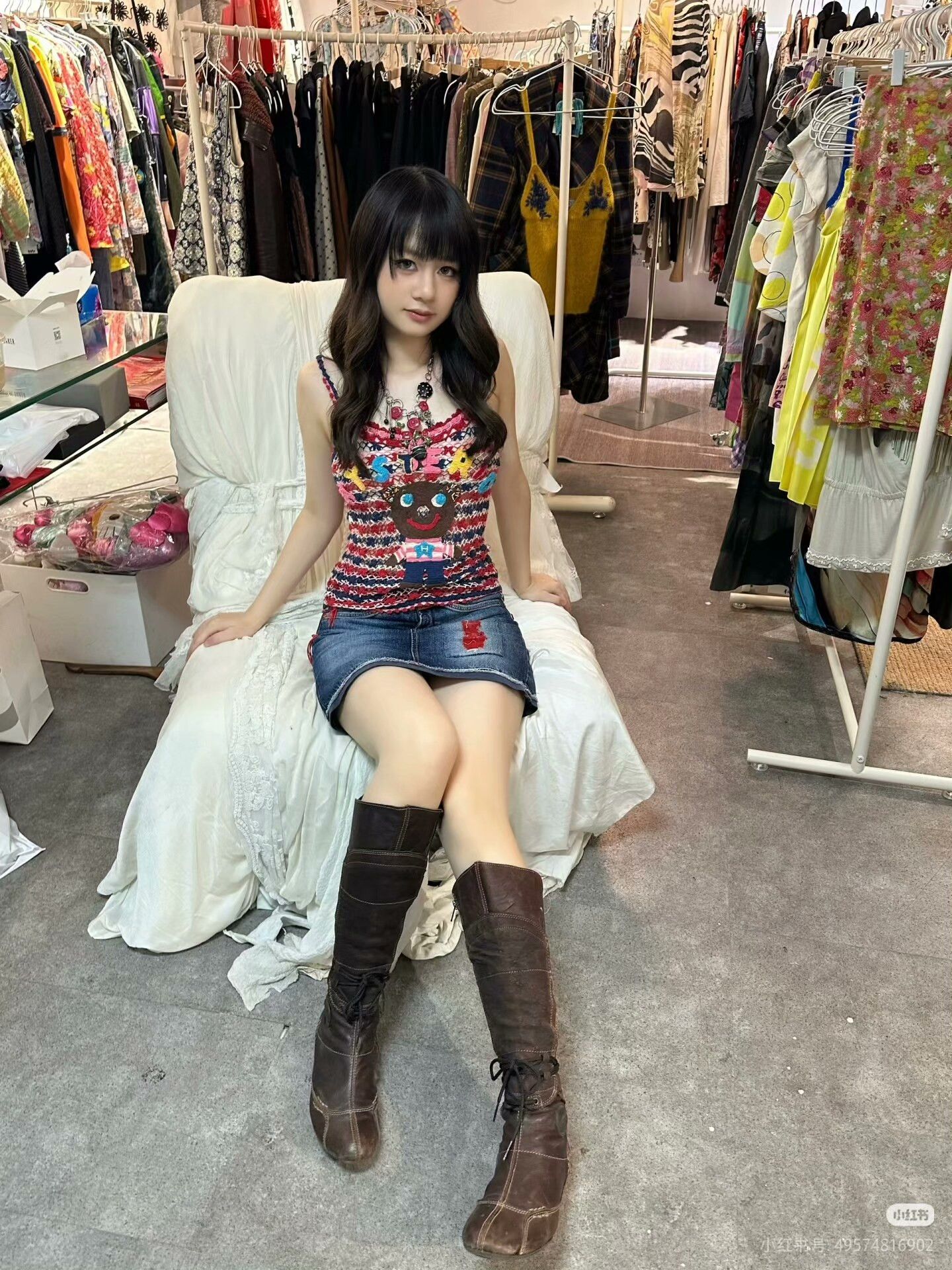 Patta Pataugas Brown Nomadic Lace-Up Knee Boots Size US 7 / IT 37 - 1 Thumbnail