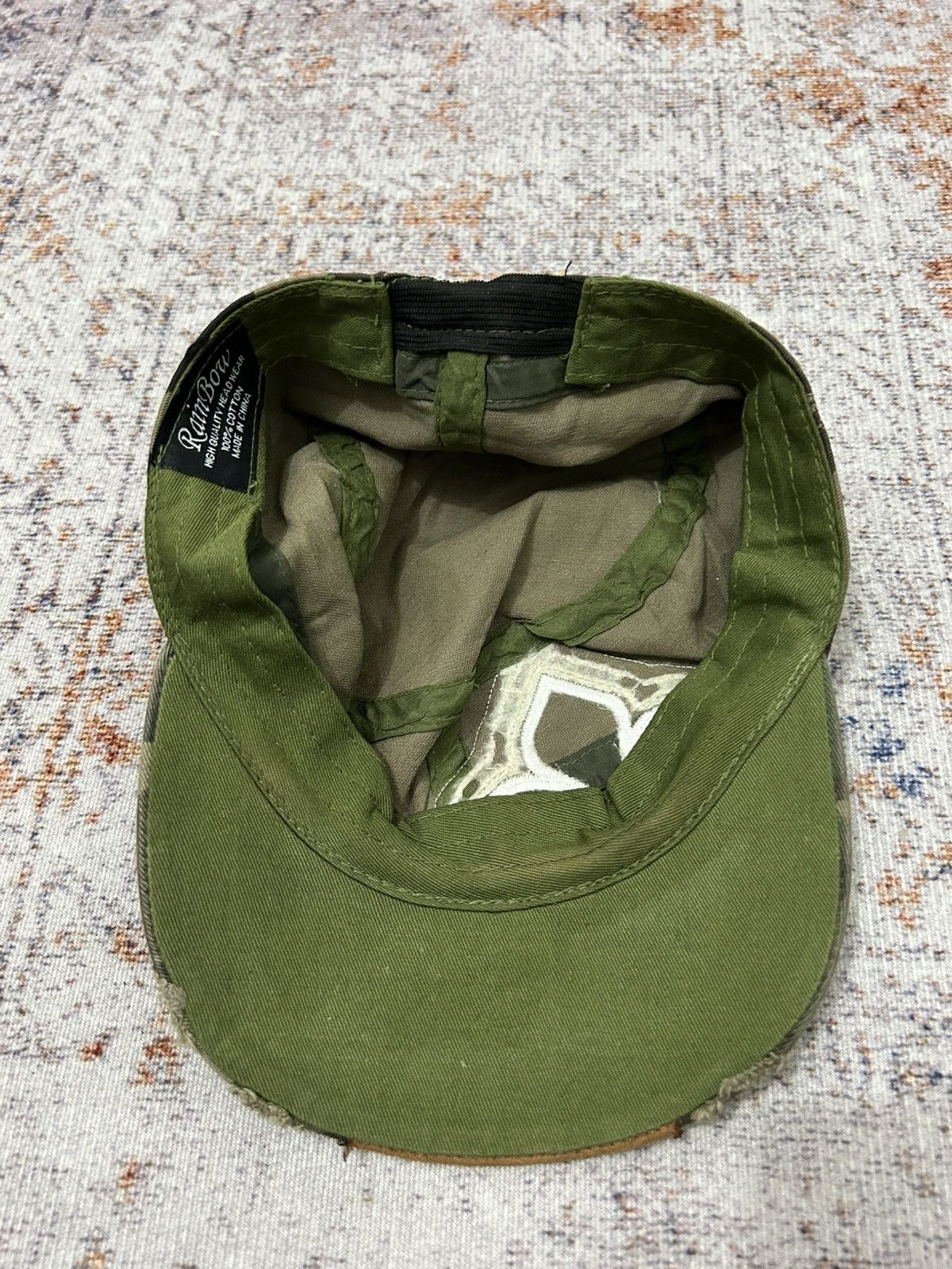 If Six Was Nine Rainbow Cross Camo Swarovski Patrol Caps Size ONE SIZE - 9 Thumbnail