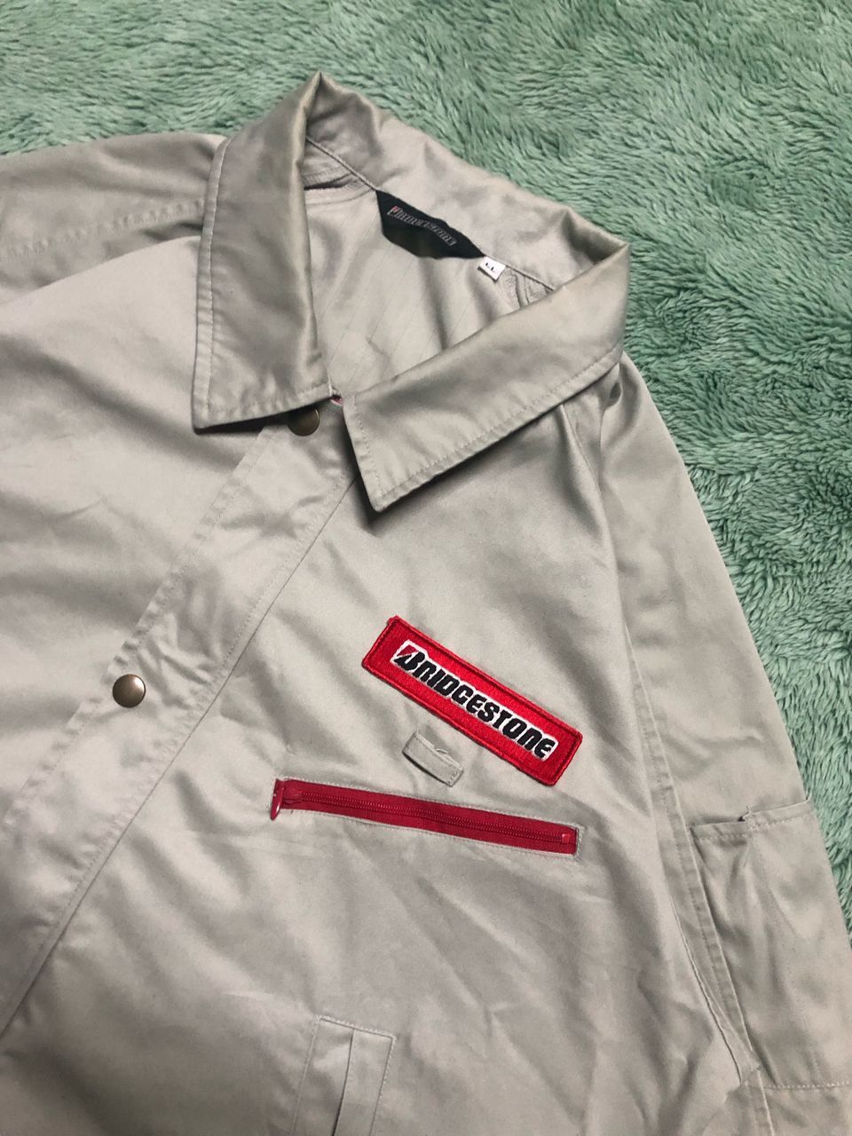 Vintage VINTAGE BRIDGESTONE WORKERS JACKET Size US L / EU 52-54 / 3 - 5 Thumbnail