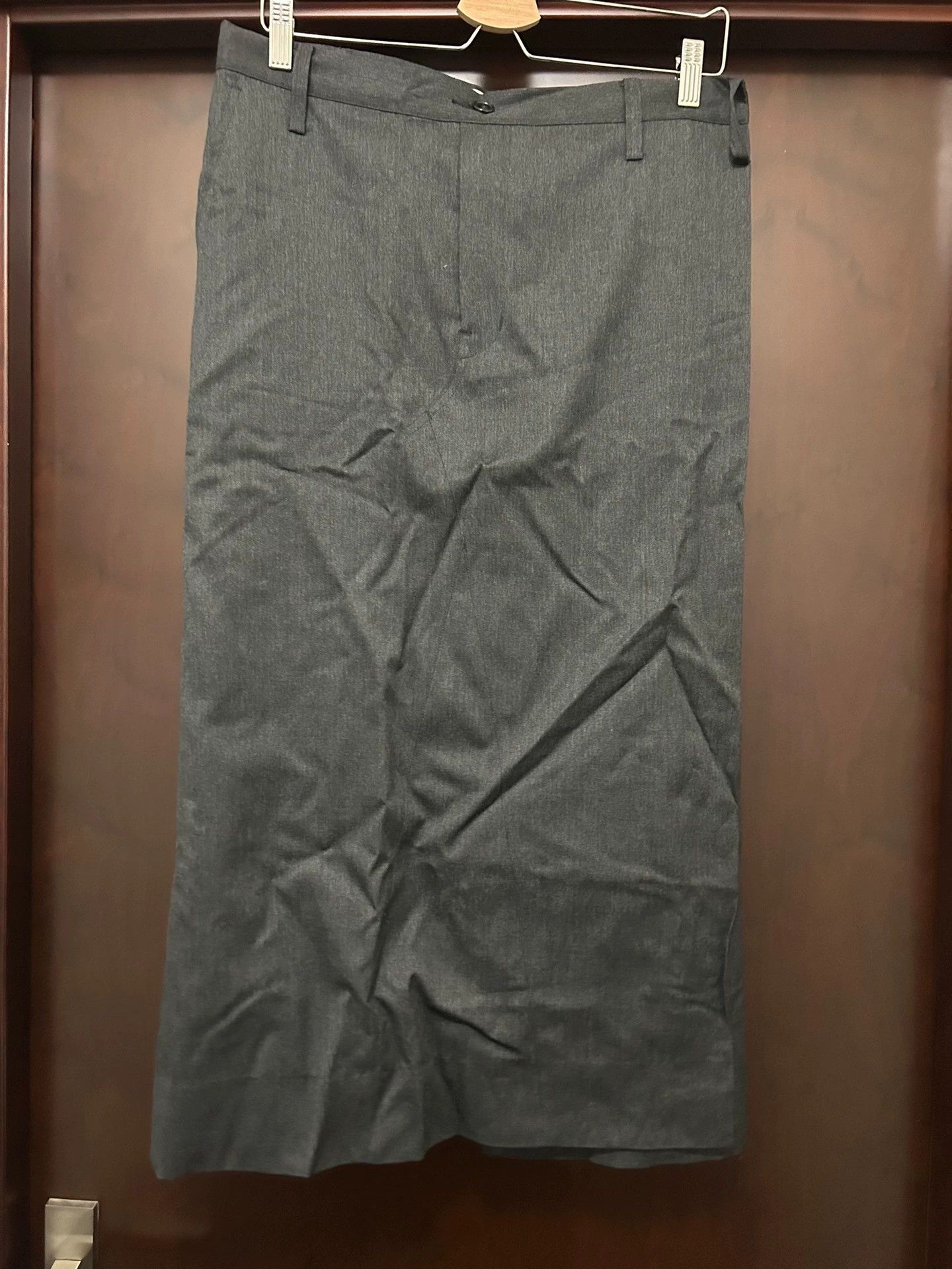 Comme des Garcons CDG GANRYU Gray Wool Wrap Skirt Size 28" / US 6 / IT 42 - 1 Thumbnail