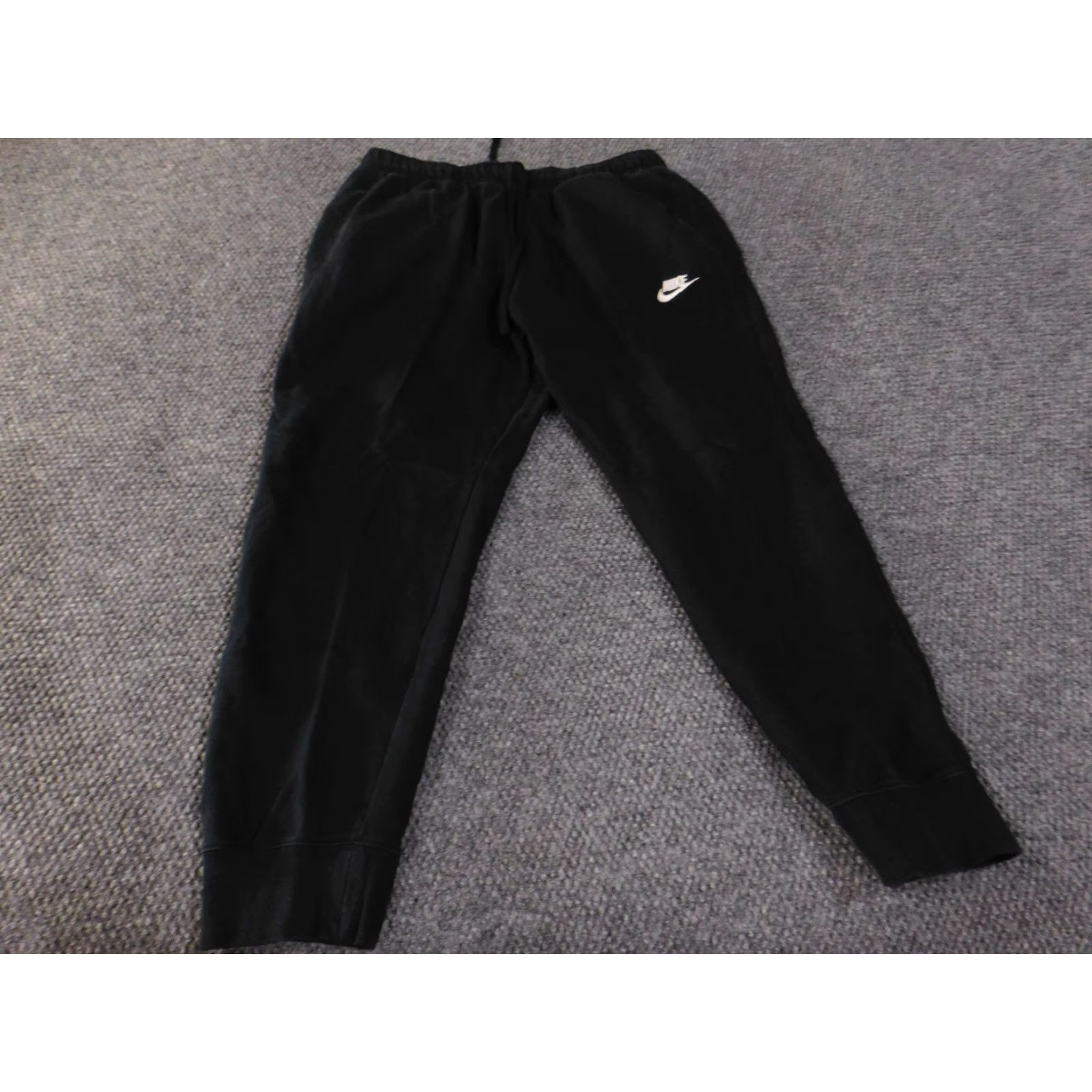 Nike Nike Sweatpants Mens XL Black Fleece Joggers Athletic Swoosh Size US 36 / EU 52 - 2 Thumbnail