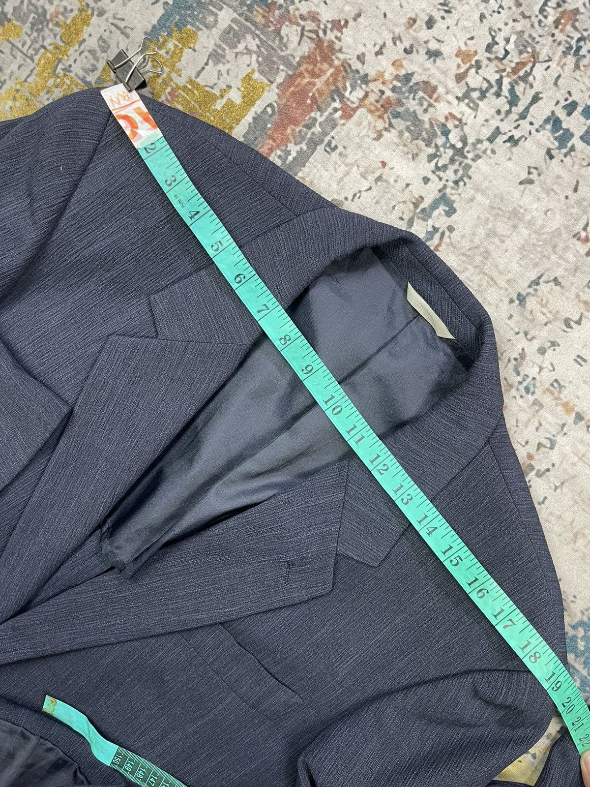 Japanese Brand D’Urban Modular Crumpled Weave Blazer Size US L / EU 52-54 / 3 - 11 Thumbnail