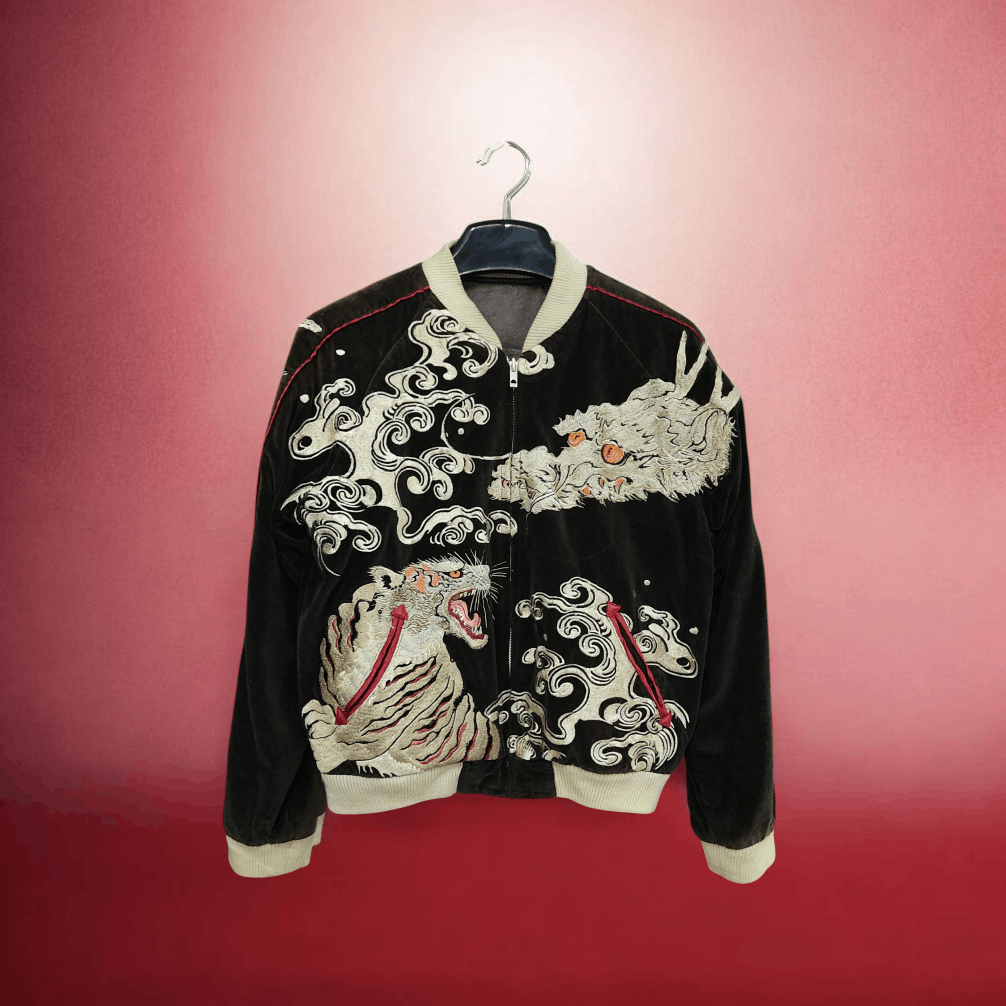 Japanese Brand Japanese Classic Script Reversible Sukajan Jacket Size US S / EU 44-46 / 1 - 1 Thumbnail