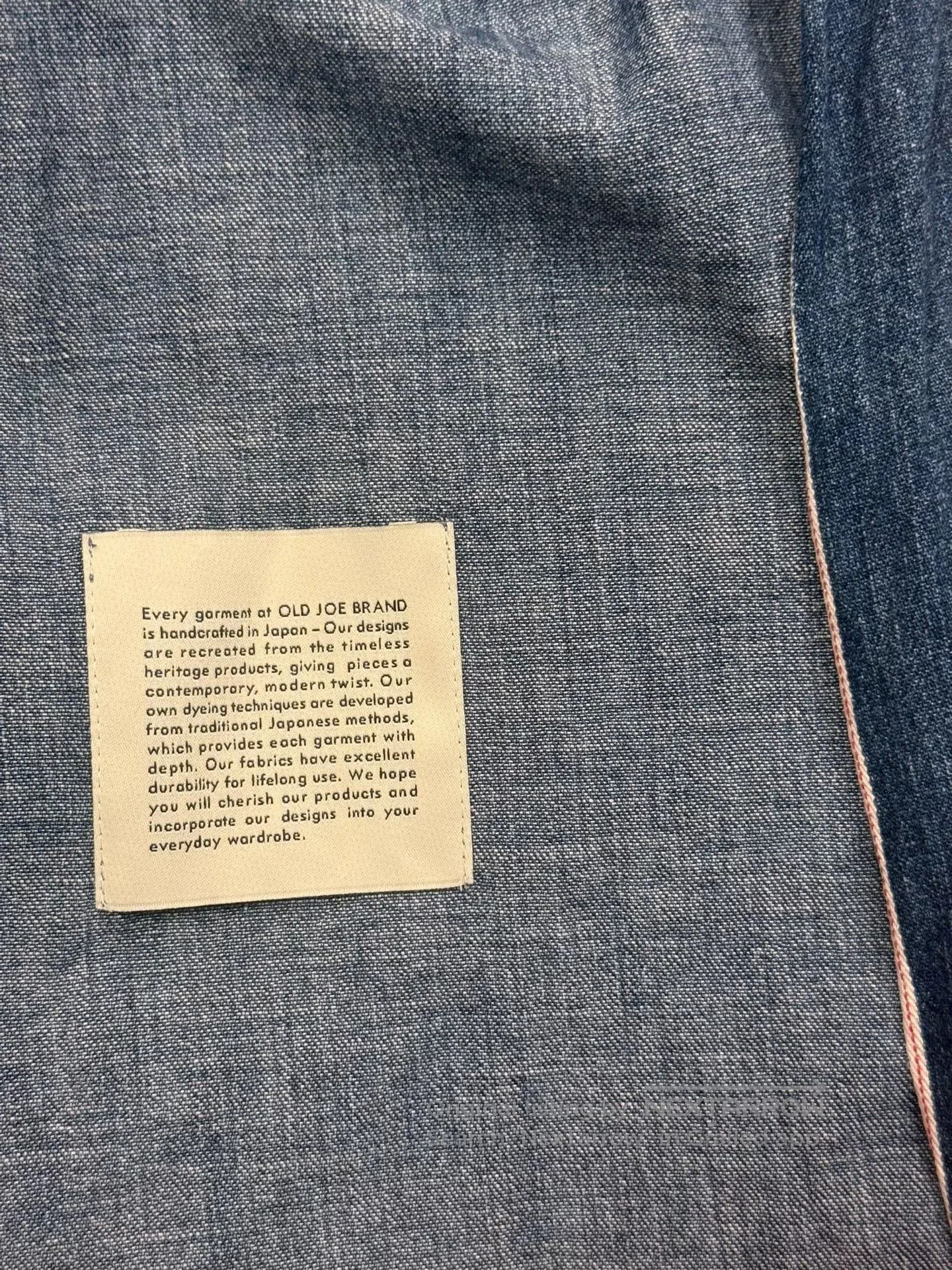 Old Joe Old Joe Distressed Washed Denim Shirt. Size US M / EU 48-50 / 2 - 7 Thumbnail
