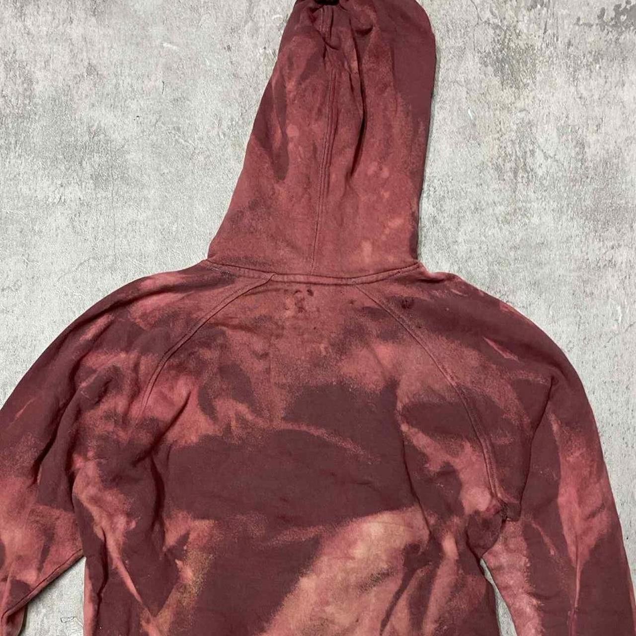 Kappa Burgundy Kappa hoodie with a unique tie-dye effect Size US S / EU 44-46 / 1 - 5 Thumbnail