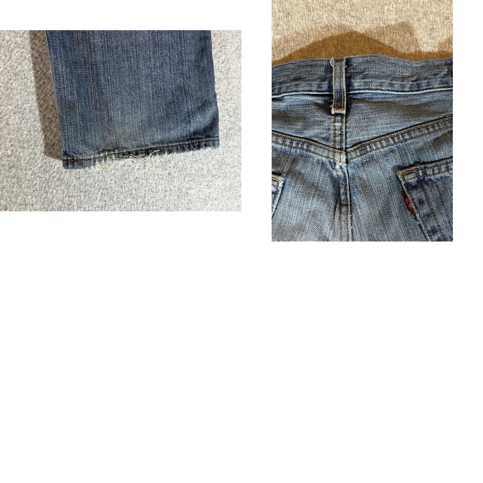 Levi's VINTAGE Baggy Jeans Mens 34x30 Wide Leg Blue Grunge Y2K Streetwear Levis 529 Size US 34 / EU 50 - 10 Thumbnail