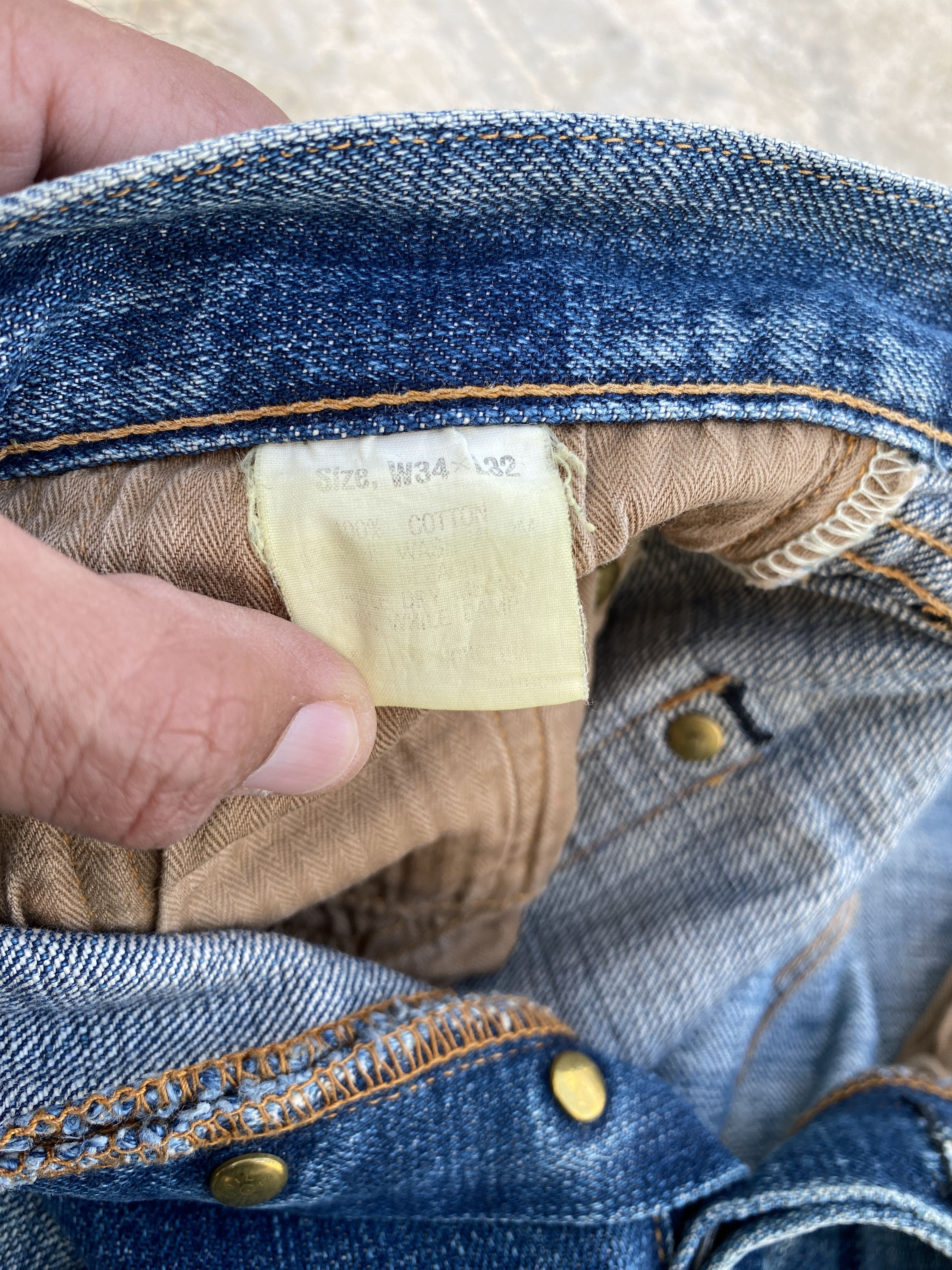 Japanese Brand 40s WW2 Replica Selvedge Jeans Size US 31 - 12 Thumbnail