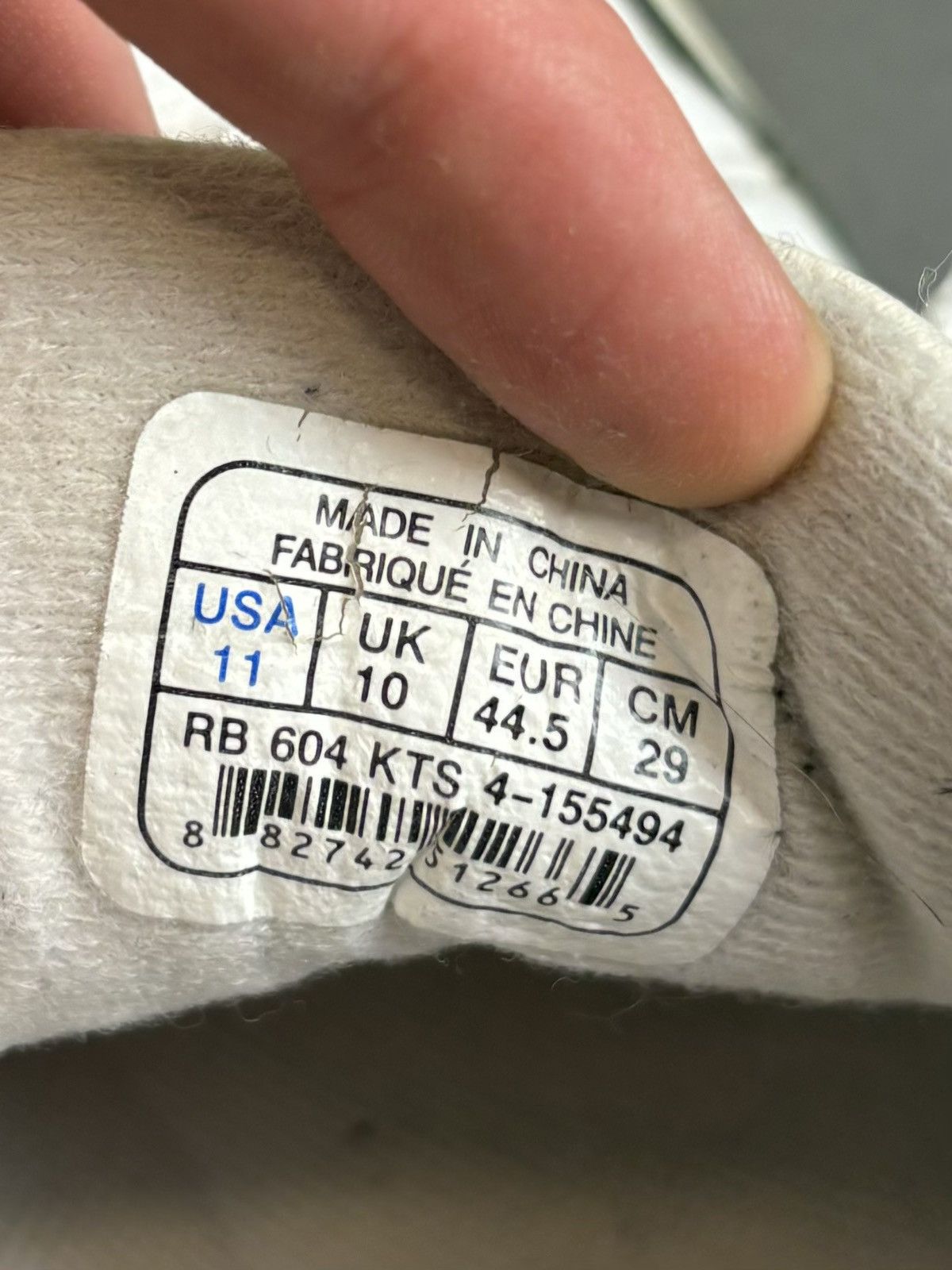 NBA × Reebok × Vintage 2000s Reebok NBA Sneakers Vintage Air Force Baskketball Y2K Size US 11 / EU 44 - 11 Thumbnail