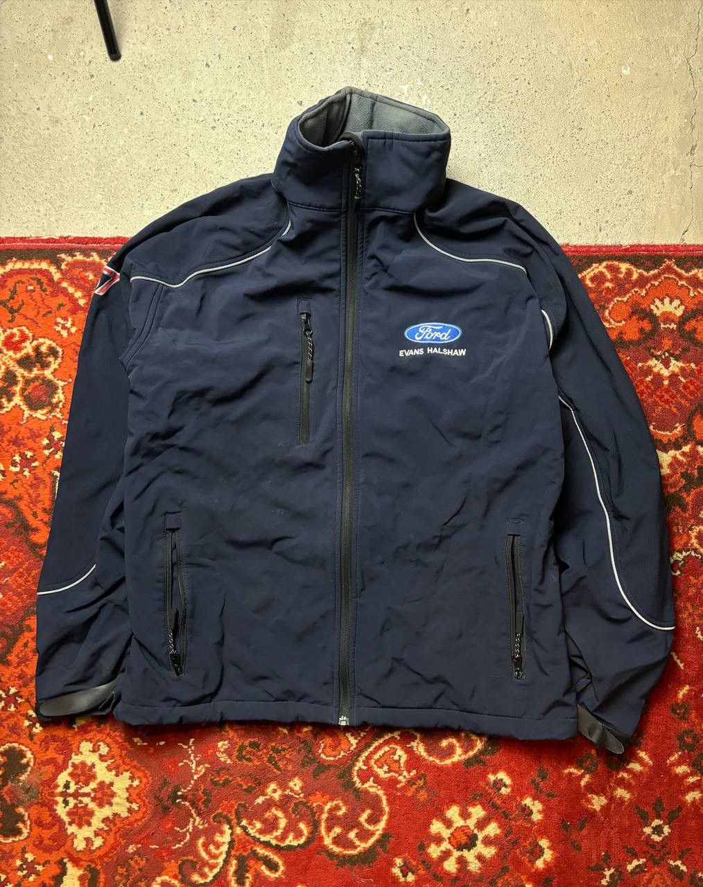 Ford × Vintage Vintage Y2K Ford Motorsport Racing Softshell Jacket Size US L / EU 52-54 / 3 - 1 Thumbnail