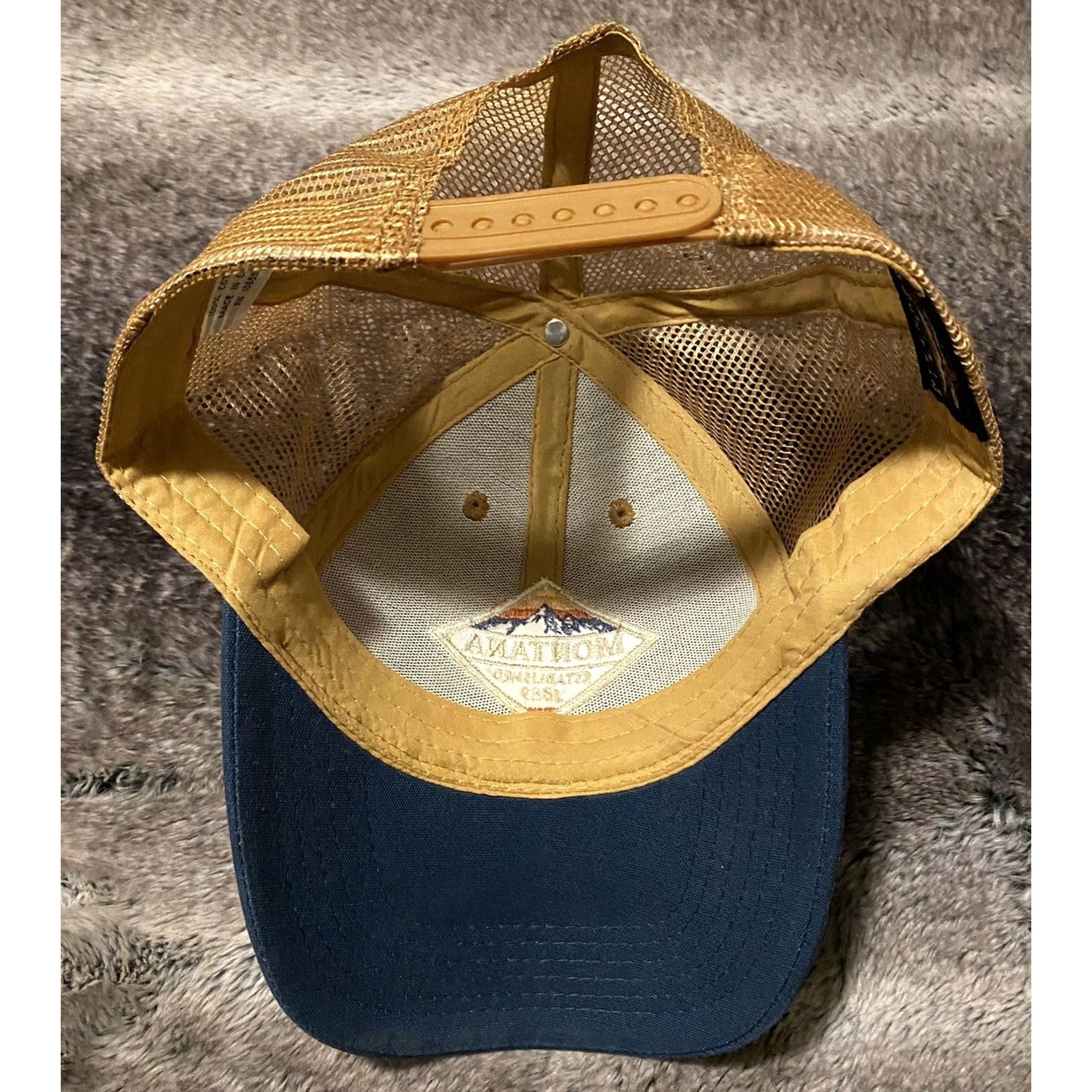 Vintage VINTAGE Montana Mountains Established 1889 Hat Cap Adjustable Snapback 406 Hat Size ONE SIZE - 7 Thumbnail