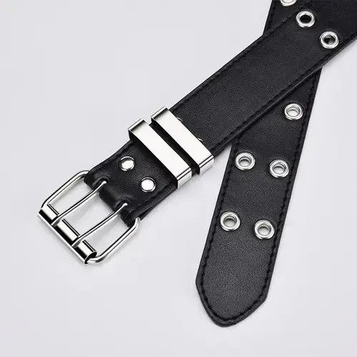 Other Double Pin Buckle Style Belt with chain Size ONE SIZE - 2 Thumbnail