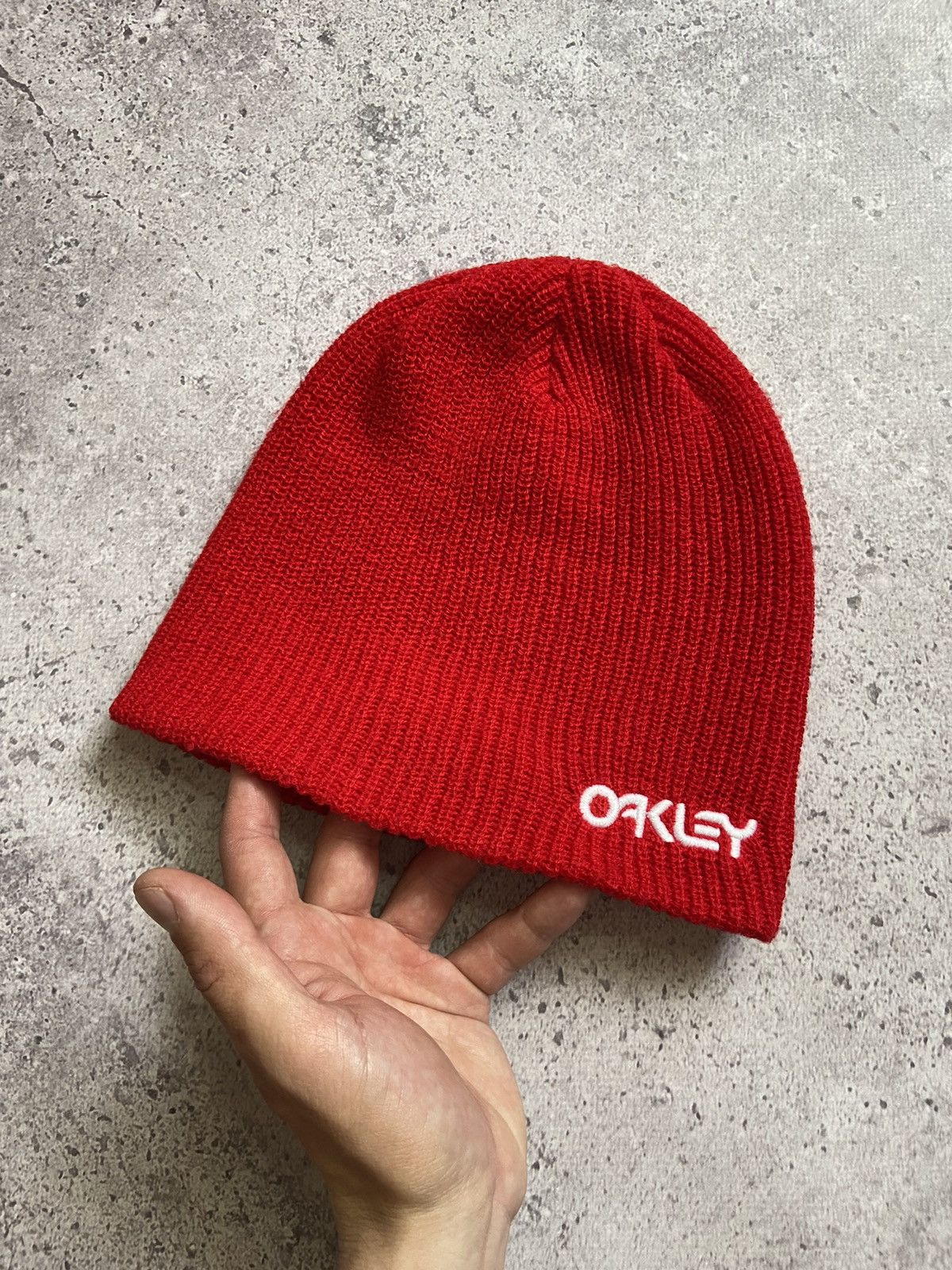 Oakley × Vintage Oakley docker cap vintage beanie metal logo hat