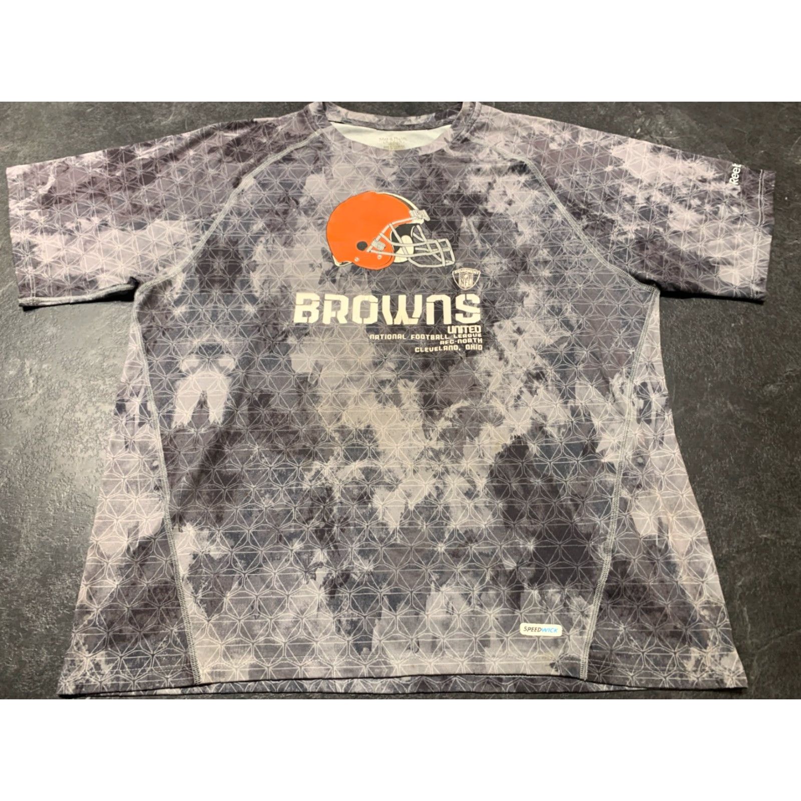 Reebok Reebok Cleveland Browns NFL T-Shirt Men Large Multicolor Short Sleeve Crew Neck Sports 90s Classic Size US L / EU 52-54 / 3 - 2 Thumbnail