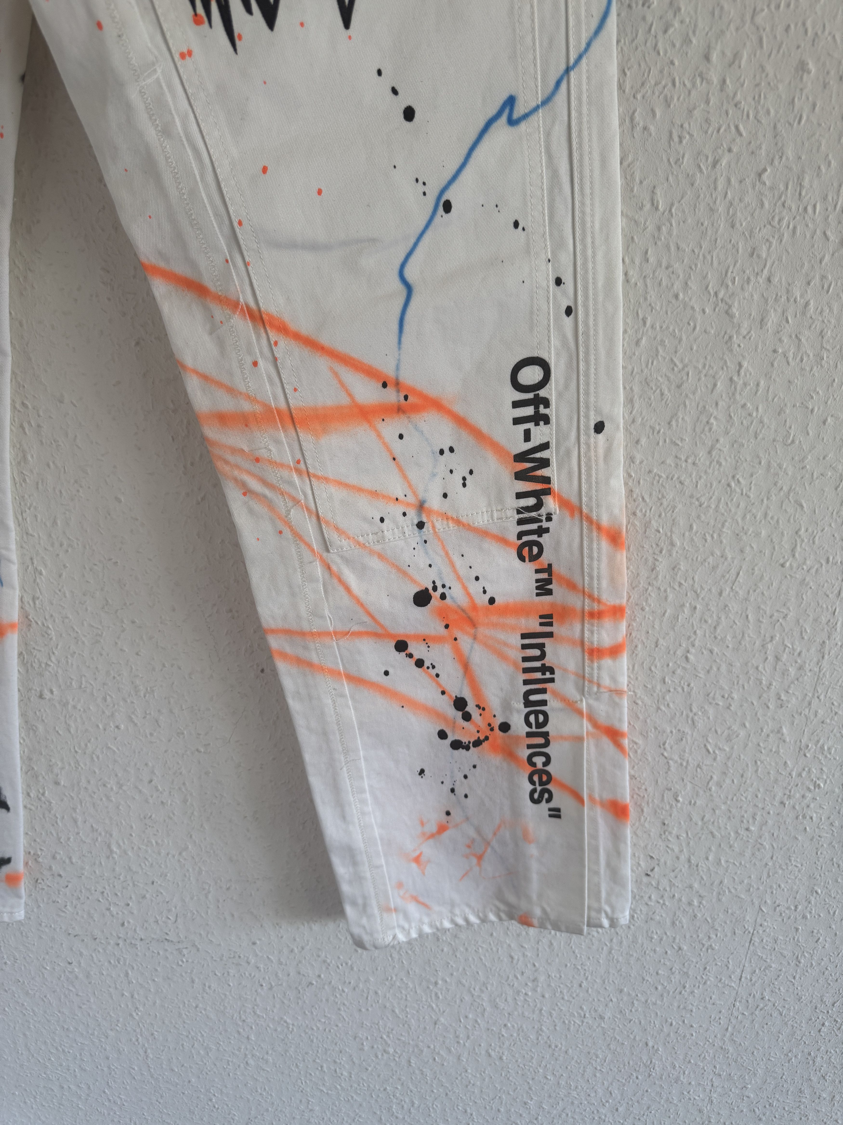 Futura × Off-White Futura spraypaint carpenter pants Size US 30 / EU 46 - 8 Thumbnail