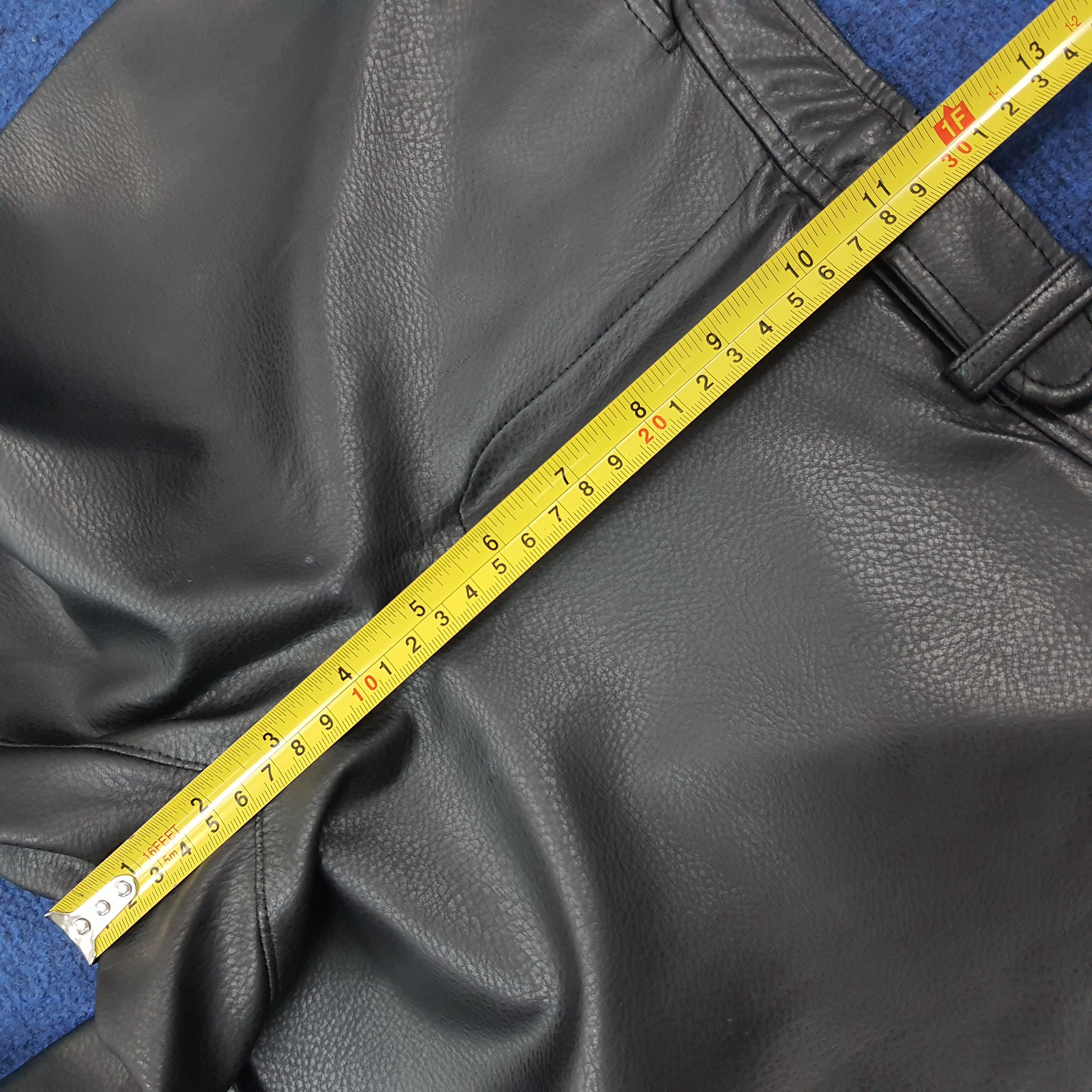 Marella Vintage Marella Tricot Designer Leather Pants C235N38 Size 28" / US 6 / IT 42 - 10 Thumbnail