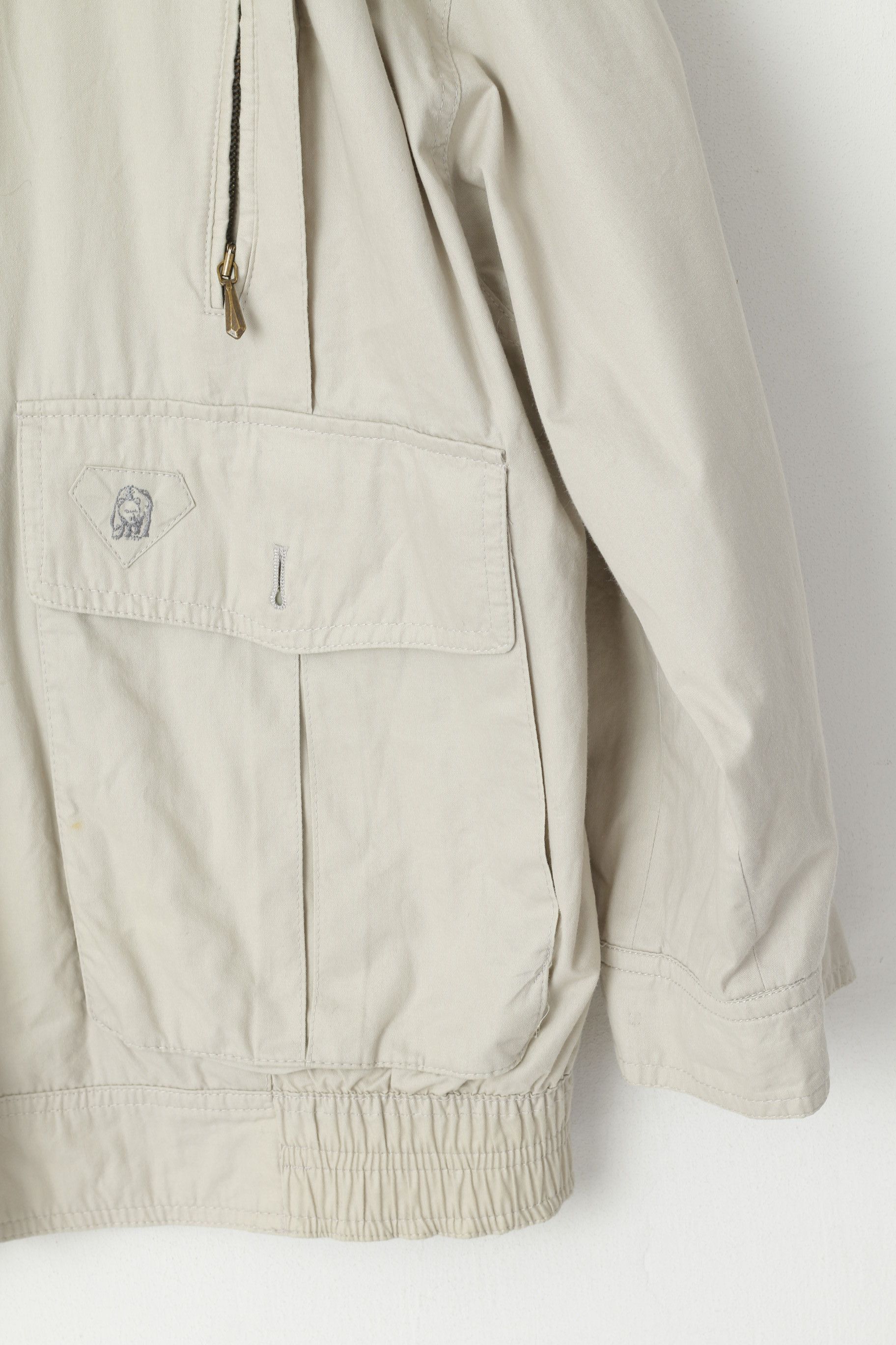 Bugatti Bugatti Sport Men 48 S Bomber Jacket Beige 5942 Size US S / EU 44-46 / 1 - 7 Thumbnail