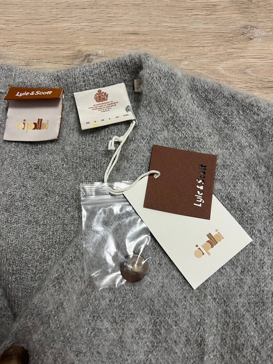 Lyle & Scott Lyle & Scott x Oi Polloi Mohair Cardigan Sweater V-neck Size US S / EU 44-46 / 1 - 6 Thumbnail
