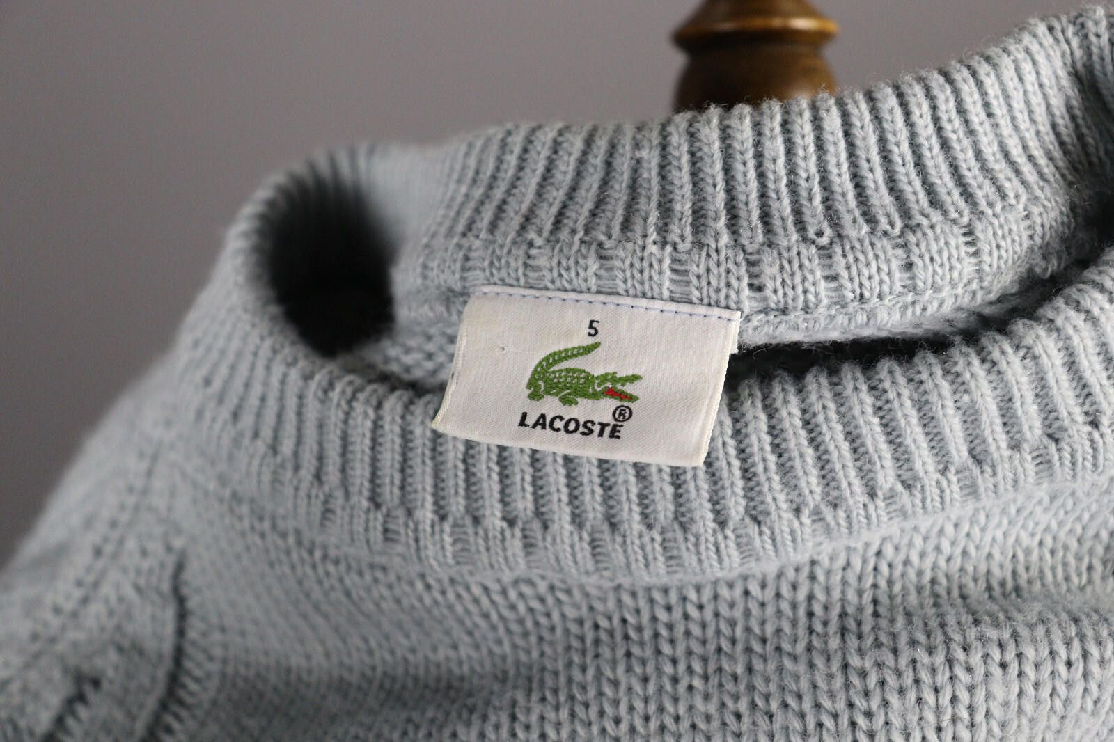 Lacoste Men Lacoste Classic Wool Cable Knit Casual Sweater Size 5 Size US M / EU 48-50 / 2 - 7 Thumbnail