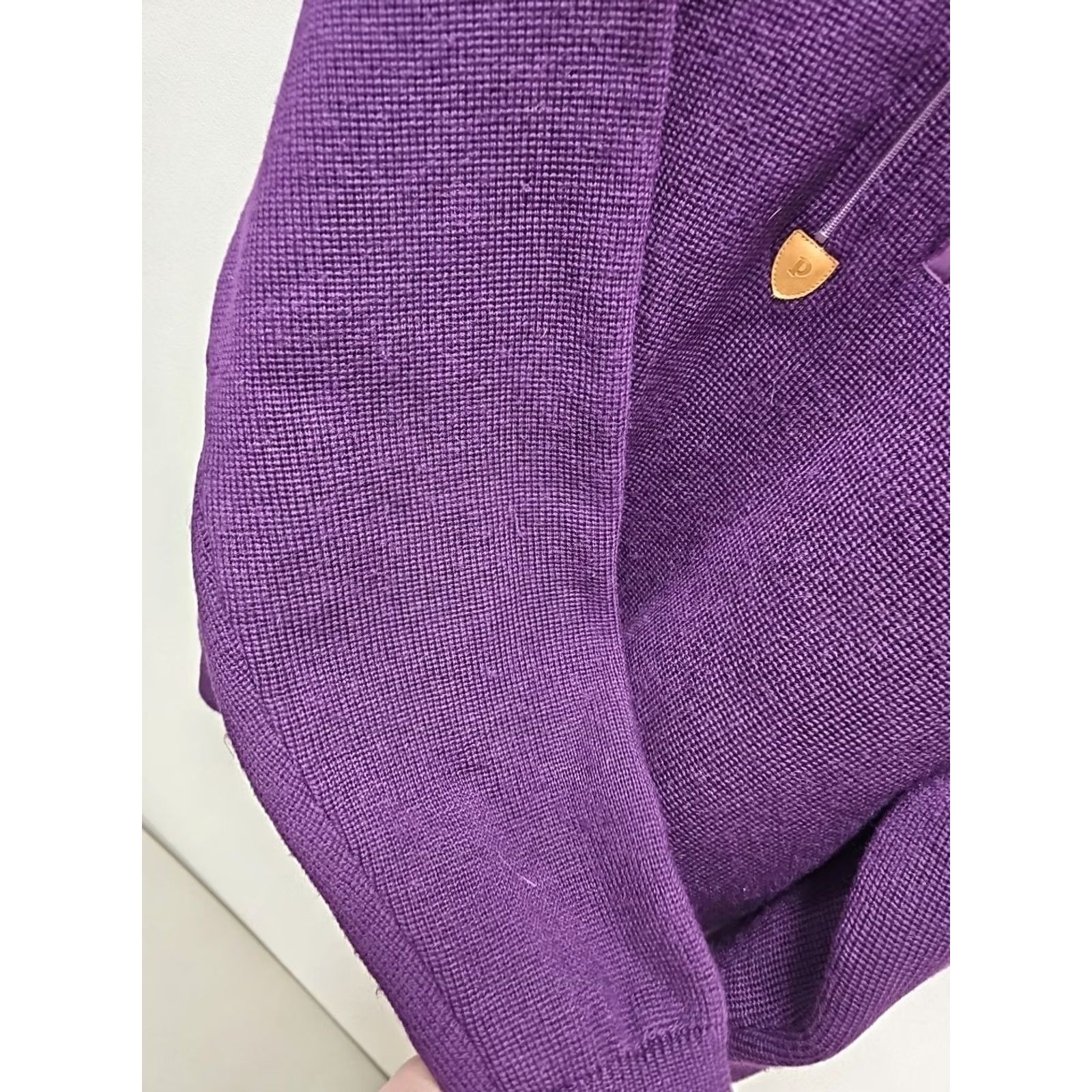 Patagonia VINTAGE Patagonia Sweater Mens Large alpinist Wool Ski Pullover Zip Up 90s Purple Wool 100% Classic Winter Wear Size US L / EU 52-54 / 3 - 6 Thumbnail