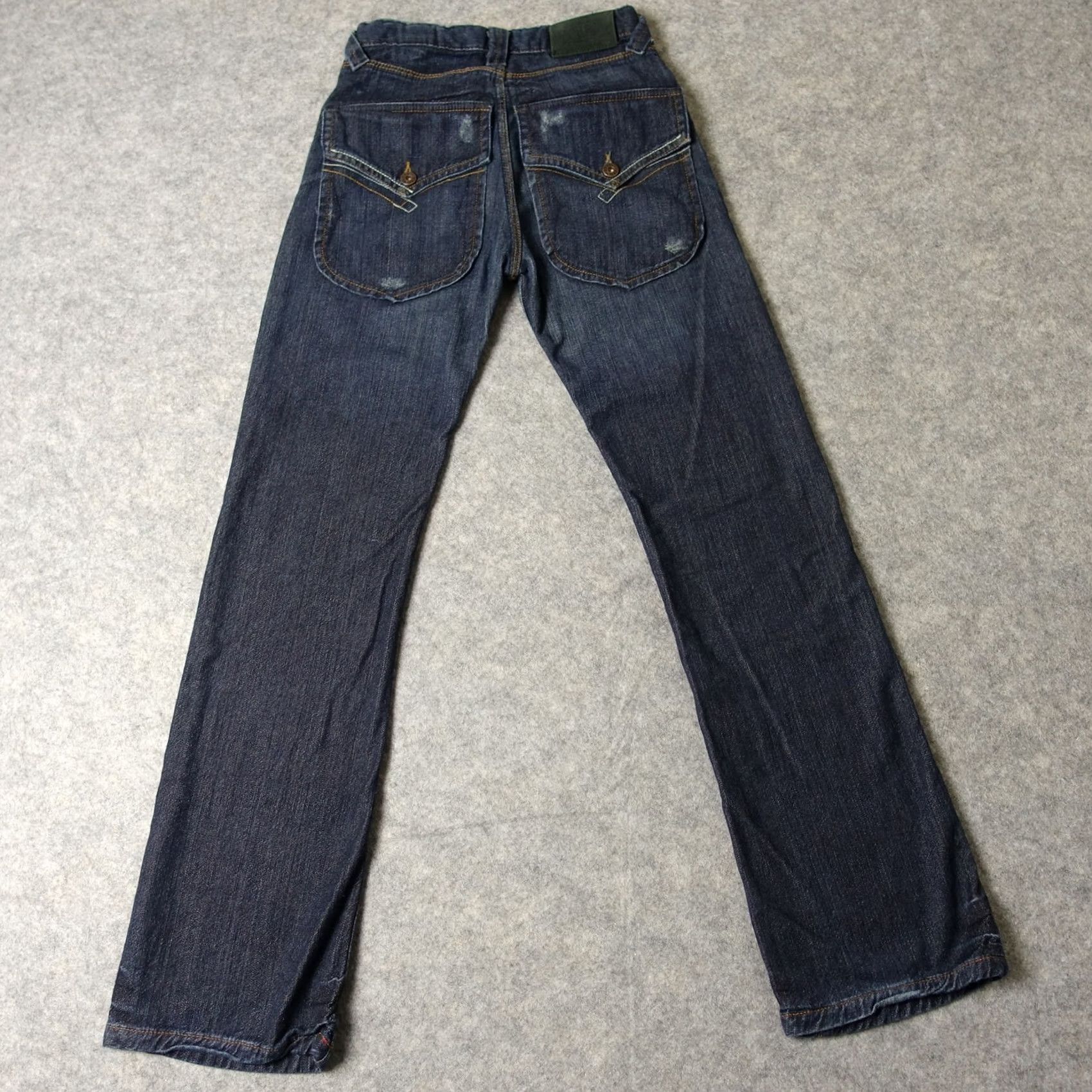 Von Dutch VINTAGE Von Dutch Jeans Mens 24 Blue Pants Straight Leg Dark Wool Cashmere USA Slim Regular 5-Pocket Denim Inseam 30 Size US 28 / EU 44 - 6 Thumbnail