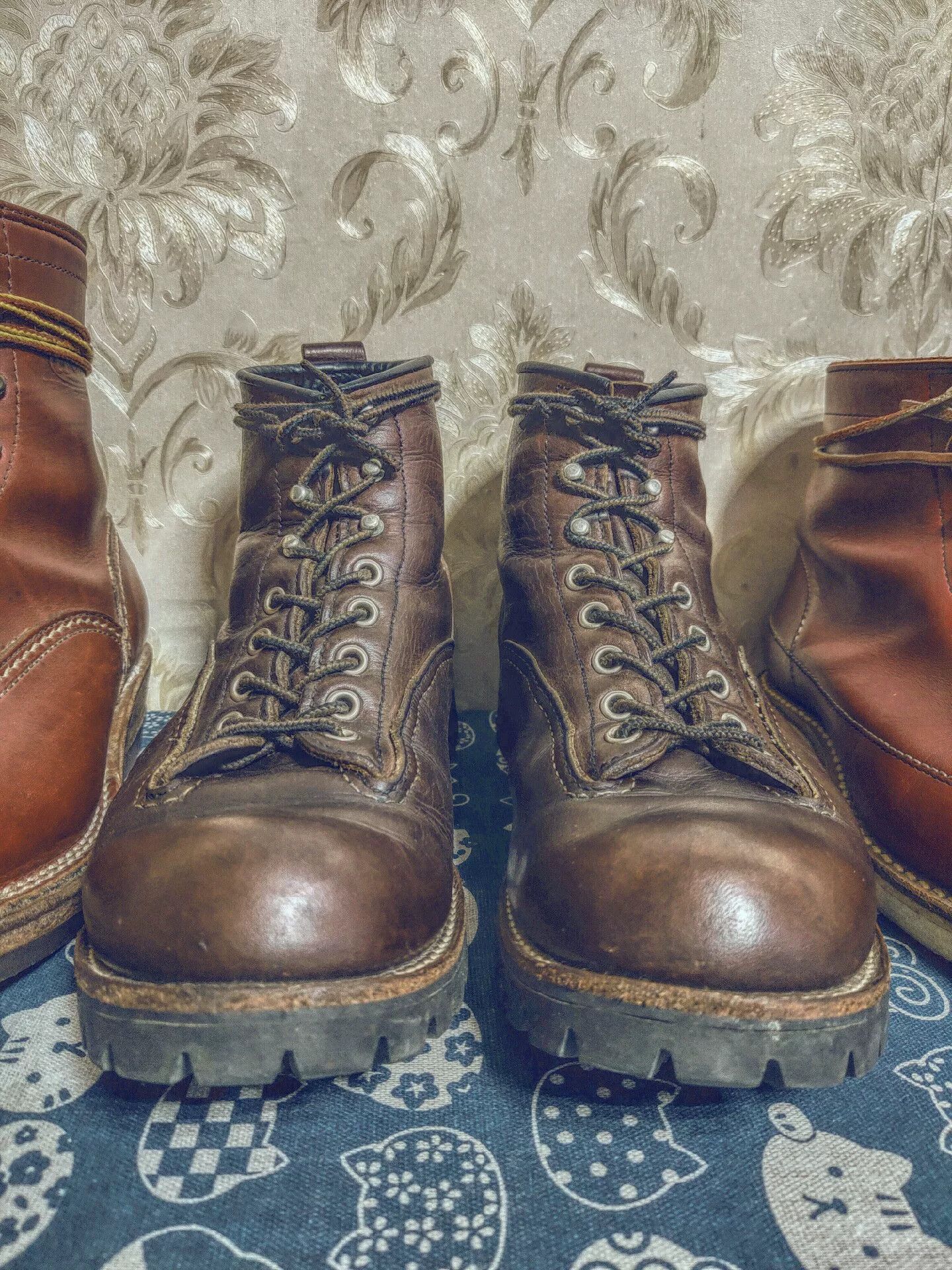 Red Wing Red Wing Lychee Leather Old Boots Size US 10 / EU 43 - 1 Thumbnail