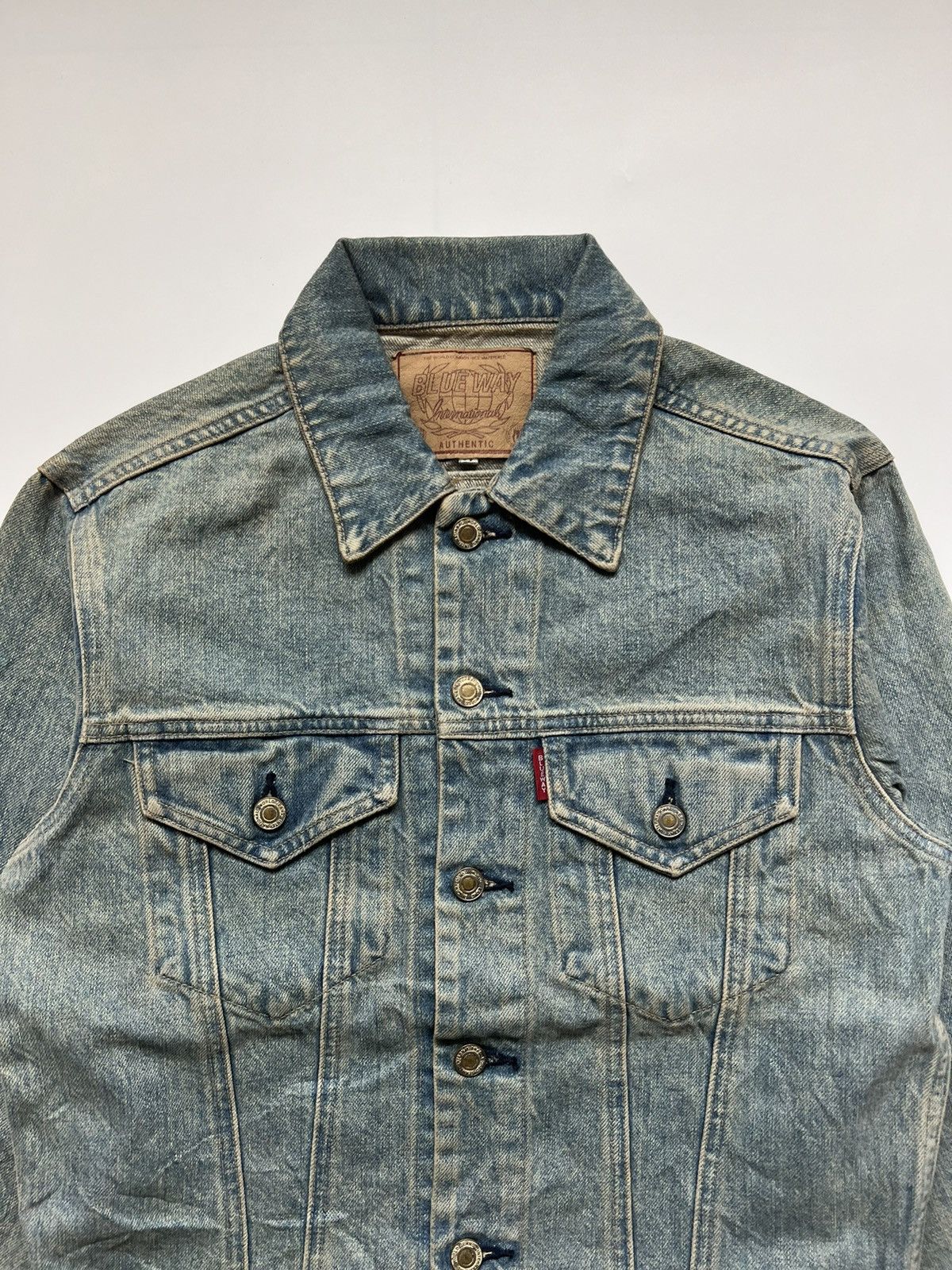 Japanese Brand Blue Way Type 3 Japanese Brand Trucker Denim Jacket Size US M / EU 48-50 / 2 - 7 Thumbnail