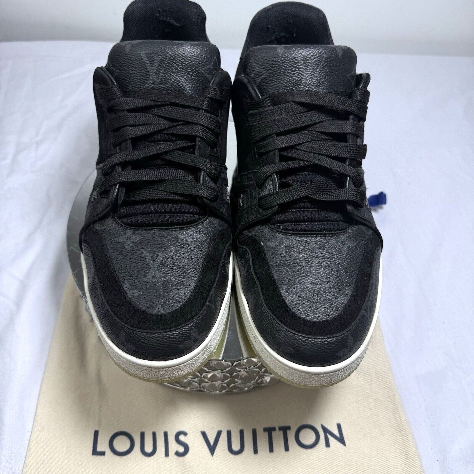 Louis Vuitton Louis Vuitton LV Trainer Low 'Black Monogram' Sneakers 9 US Size US 9 / EU 42 - 1 Thumbnail